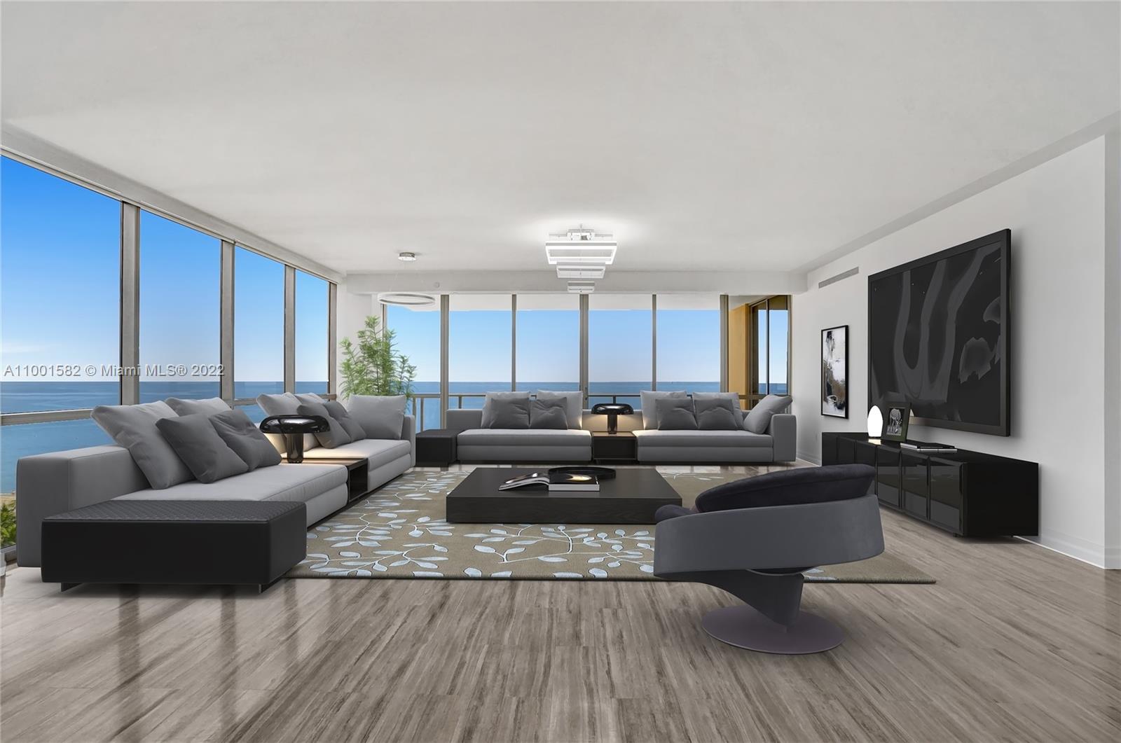 The Mansions at Acqualina Iconic Beachfront Tower Private Residences in Sunny Isles Beach! Enter through priv elev & be wowed by spectacular ocean views. Spacious 4600SF, Huge Living Area + Family Rm, Open Kitchen, Split Plan, Master Seperate, All Ensuites, Convertible 4th bed w/ finest finishes incl. Fendi Casa, shagreen leather, marble floors, electric blinds, molten glass mosaic bath walls, onyx walls/ countertops, fireplace, smart system, 10'6" ceilings, custom closets + huge terrace w/ summer kitchen + swim spa w/ waterfall! 5 Star Amenities:  2 pools, gym, Spa, Hammam, wine & cigar lounges, kid rm, game rm, Golf simulator, theater, Mansion Grill w/ room service, housekeeping, also access to Acqualina, Il Mulino, private beach club. Live like a king/ queen!