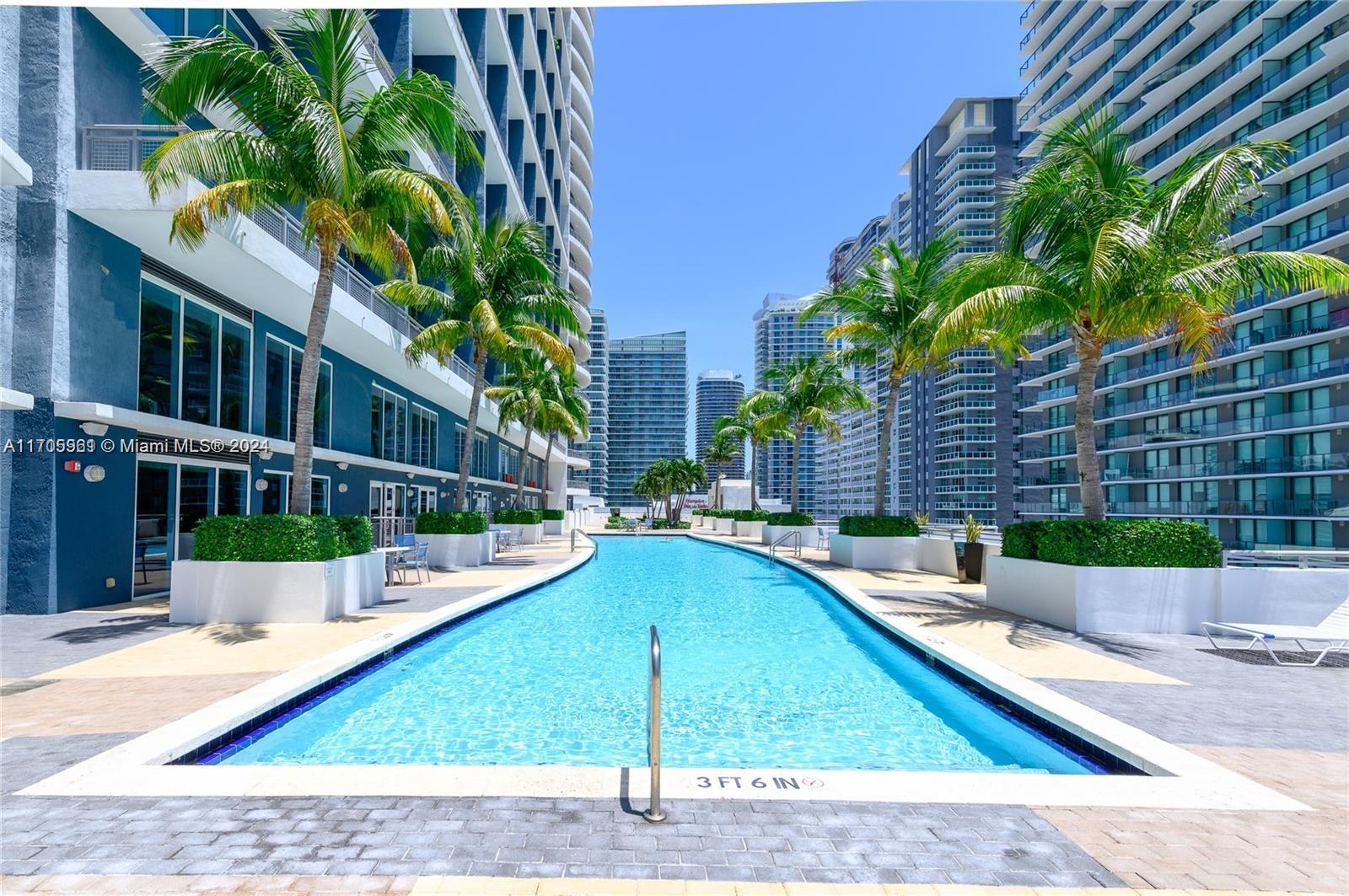 Very nice 1-bedroom, unfurnished, loft-style unit with a convenient half-bathroom for guests. The upstairs bedroom is enclosed, and the unit features two separate balconies. This particular unit also includes an extended terrace, perfect for outdoor entertainment. Located in a luxury building in one of the best areas of Brickell, it offers amenities such as a pool, gym, and much more.