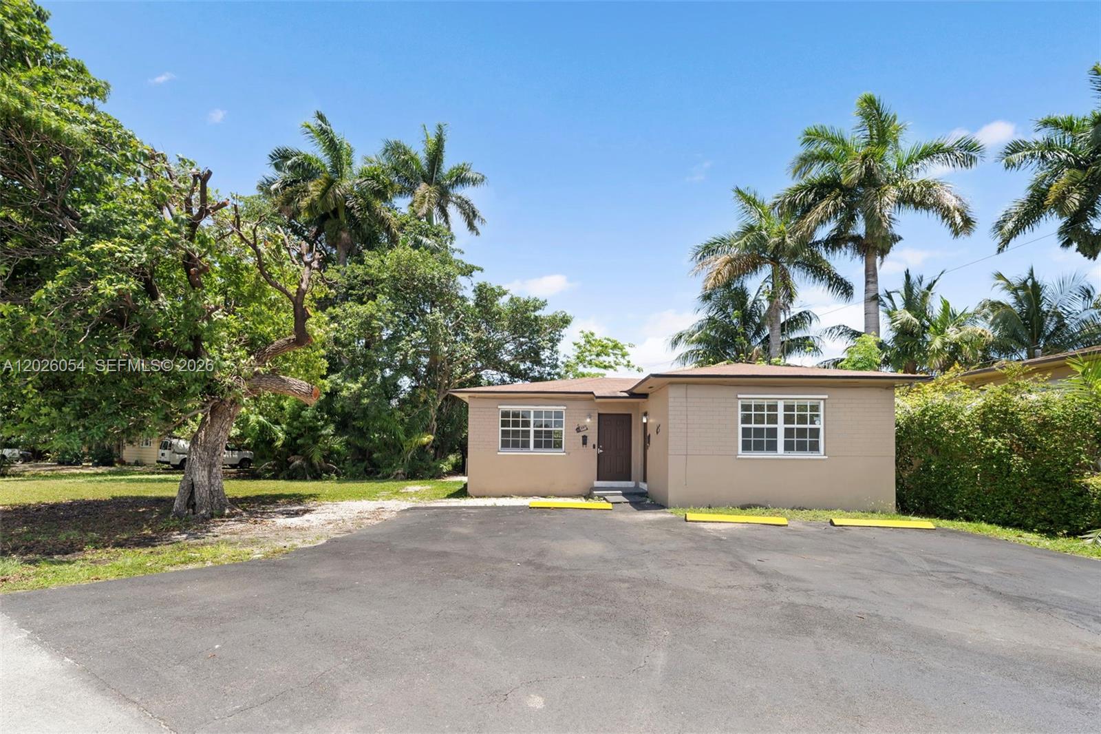 Tucked away on a quiet cul-de-sac with no through traffic, this centrally located Miami home offers comfort, convenience, and practical everyday living. This 1-bedroom, 1-bath residence features newly polished terrazzo floors, a renovated kitchen with new cabinets and a new oven/range, a large living room, and a separate dining area with plenty of natural light throughout. Enjoy the convenience of 2+ parking spaces and a location just minutes from Miami Freedom Park, Miami International Airport, major highways, major hospitals, shopping, dining, and everyday conveniences. A clean, updated home in a well-connected location.