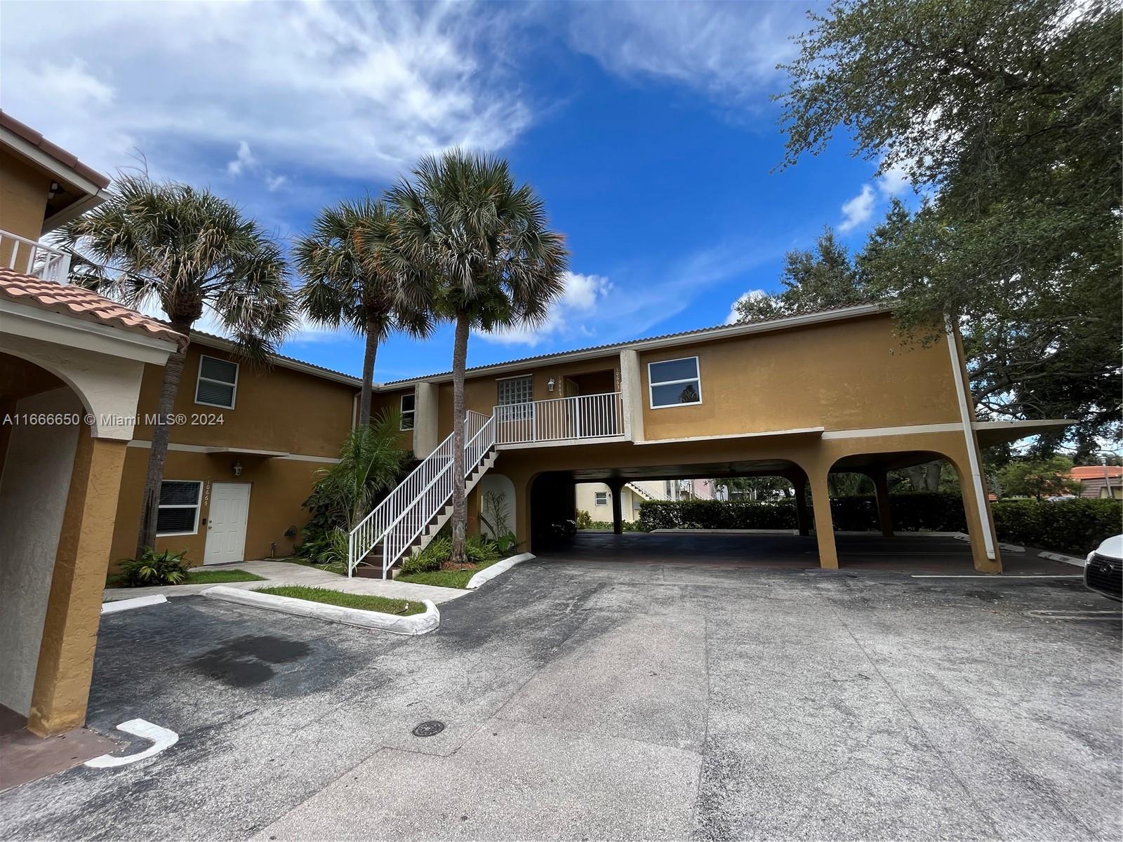 1/2 MONTH FREE IF CONTRACT SIGNED THIS WEEK!

NICE AND SPACIOUS 1 BEDROOM, 1 BATH UNIT ON 2ND FLOOR IN THE HEART OF CORAL SPRINGS. ALL TILE FLORS, UPGRADED KITCHEN WITH NEWER CABINETS AND SS APPLIANCES, WASHER/DRYER IN UNIT. CLOSE TO MAJOR ROADS, SHOPPING AND DINING. WATER/SEWER INCLUDED IN RENT. ONE PET ALLOWED, MAXIMUM 30 LBS, $250 NON-REFUNDABLE PET FEE APPLIES. FIRST AND LAST MONTH RENT PLUS ONE MONTH FOR SECURITY DEPOSIT REQUIRED TO MOVE IN.