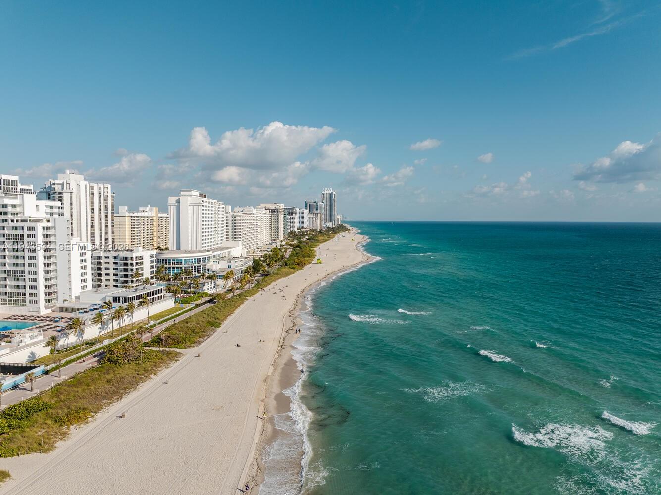 Rare portfolio sale of 4 fully furnished condo units (M9, M10, M11, M12) at Castle Beach Club. Prime oceanfront location on Miami Beach’s Millionaire’s Row with no rental restrictions—ideal for short-term rentals/Airbnb. High income potential with year-round tourism. Resort-style building with direct beach access, pool, gym, valet, and more. Minutes to South Beach, Lincoln Road, and Bal Harbour Shops. Excellent opportunity for investors seeking cash flow and long-term appreciation in a top-tier destination. 3740 sq ft private terrace directly overlooking the Ocean