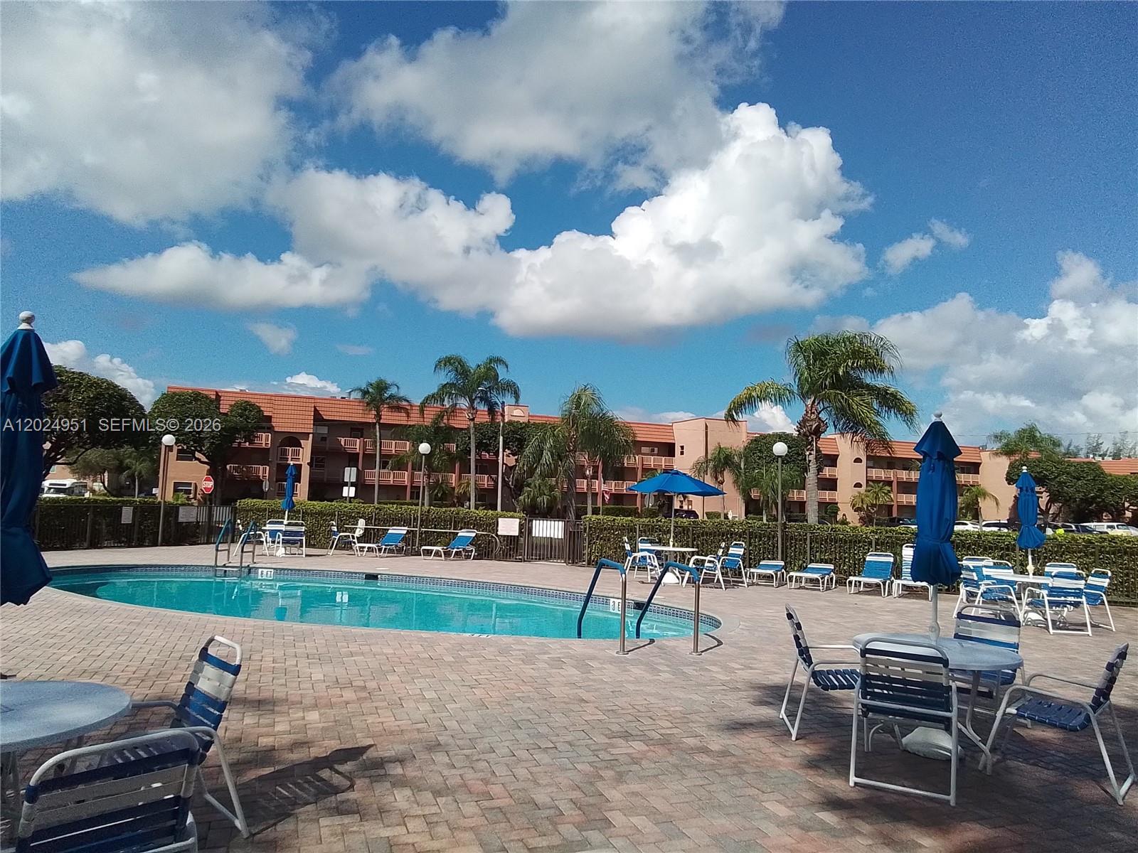 Spacious 1 Bedroom 1.5 baths 55+ Communty in Sunrise Lakes Phase 3, Good condition just add your personal touch, enjoy amenities, Fitness Center pools Club house,Golf pickleBall Workshop and much more. All FURNITURE IS INCLUDED. Foreign Seller. Please check attachments for Seller Disclosure & Firtpa Addendum.