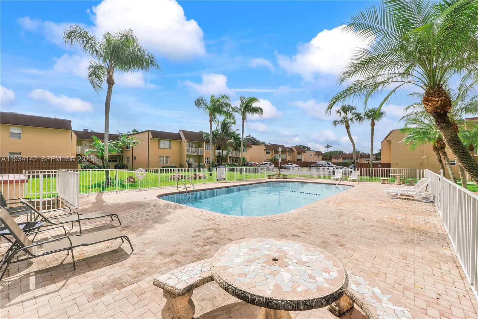 FOR INVESTORS!!!!! EXCELLENT INVESTMENT IN A PRIME KENDALL LOCATION! Well-maintained 1 Bed / 1 Bath condo in the desirable PUERTA DEL SOL COMMUNITY. Features a spacious primary bedroom with walk-in closet, ample layout, and large balcony. One assigned parking space conveniently located near the unit, plus plenty of guest parking. Common laundry room on each floor. The community offers two pools, clubhouse, reserves, NO special assessment, and overnight security guard. Centrally located near shopping centers, restaurants, malls, parks, hospitals, and major employers, with quick access to major expressways. Outstanding investment opportunity with approximately 7% ROI. Property is sold with tenant in place—long-term tenant of 10 years, currently paying $1,850/month. High demand from both tenants and owners. GREAT LOCATION !!!!, EXCELLENT DESIGN, and EXCEPTIONAL VALUE!!!