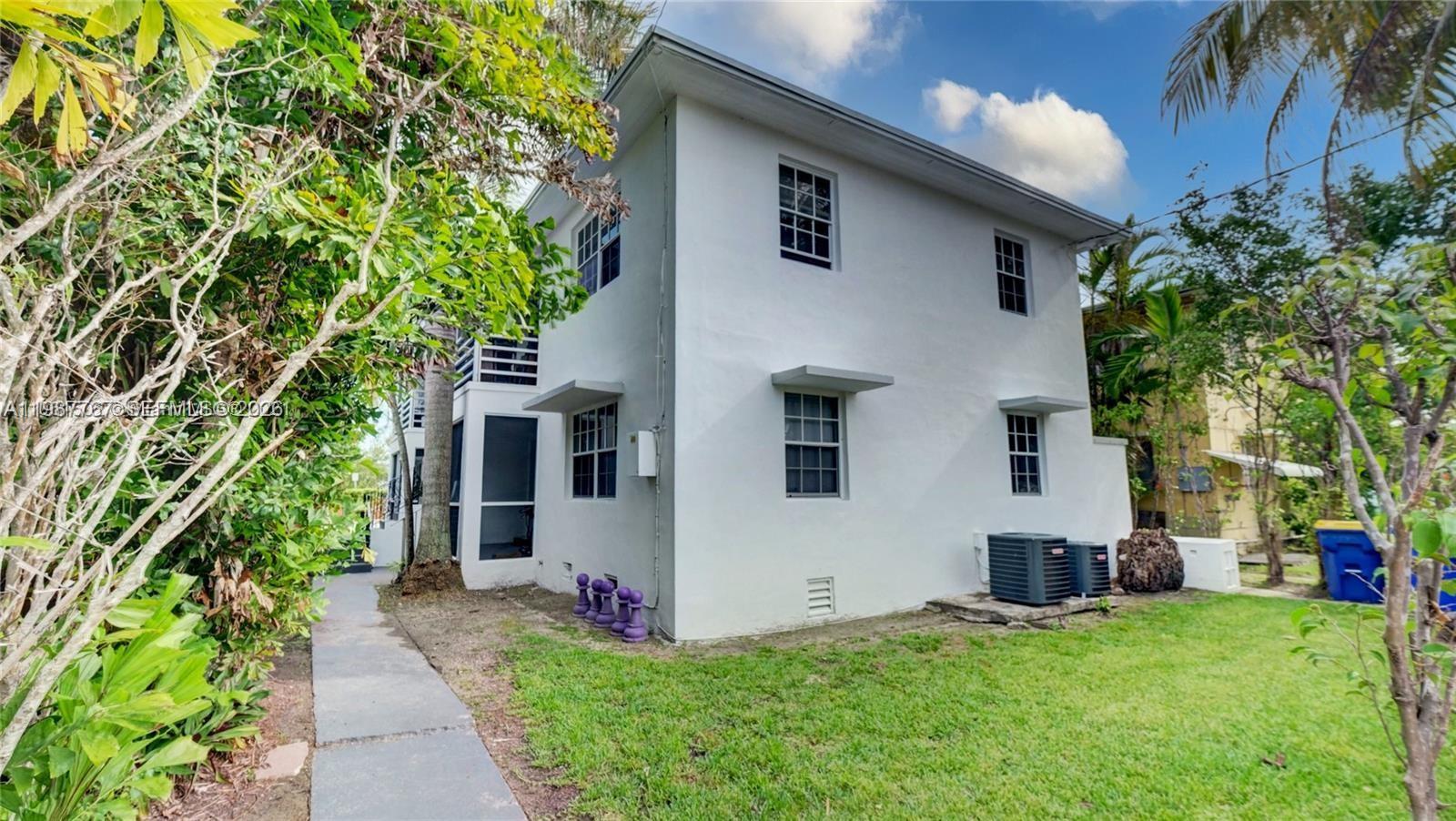 Prime 4-unit multifamily opportunity in the heart of Normandy Isles. This well-maintained property features four spacious 2BD/1BA units totaling approximately 3,872 SF, offering strong income potential and significant upside. Ideal for investors seeking value-add with below market rents and the ability to increase cash flow. Situated on a 5,500 SF lot with RM-1 zoning, allowing for long-term appreciation and flexibility. Centrally located just minutes from the beach, Normandy Fountain, shops, and dining. Rare Miami Beach multifamily opportunity with solid fundamentals and future growth potential.