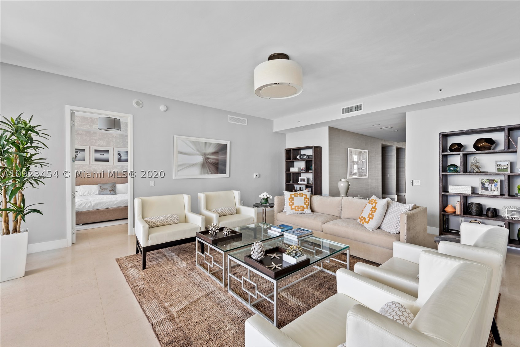 A stunning three bedroom unit at the St Regis Resort in Bal Harbour. This high floor unit has direct pristine ocean and bay views which can be enjoyed from floor-to-ceiling windows and large balcony. Offering a 3,424 sq ft interior, this flow-through floor plan features 36-inch marble floors and electric blinds throughout and is ready for occupancy. Enjoy a vacation lifestyle in Miami's only 5-star oceanfront hotel/residence with top tier resort-style amenities and unparalleled service. St. Regis is COVID-compliant and offers endless opportunities to indulge and create your own resort lifestyle experience.