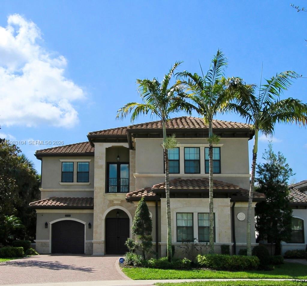 Luxury, privacy, and resort-style living await in this beautifully appointed Vizcaya model in the prestigious Seven Bridges community. Situated on a private cul-de-sac lot with lush landscaping and a secluded side and backyard, this 5 bedroom, 5.5 bath residence offers both comfort and sophistication.

Dramatic two-story entry with double glass doors and a sweeping staircase creates a grand first impression. The home features beautiful wood flooring throughout, soaring ceilings, and expansive windows that fill the space with natural light. New window treatments and custom electric blinds add style and convenience.

The gourmet kitchen has been updated with new cabinetry & modern hardware, along with granite countertops, stainless steel appliances, a vented hood, and a large center island. The open layout flows seamlessly into the breakfast area, spacious family room,bar, perfect setting for everyday living and hosting guests.

The first-floor primary suite offers a luxurious retreat, while a guest suite or home office provides flexibility. Upstairs three additional bedrooms with walk-in closets and a large loft/media room.

Additional highlights include a full-home Google smart security system and custom California Closets in every bedroom. 

Seven Bridges offers a 30,000 sq ft clubhouse with a restaurant, fitness center, tennis, pickleball, resort pools, basketball, spa, all minutes from major highways, schools, and beaches.