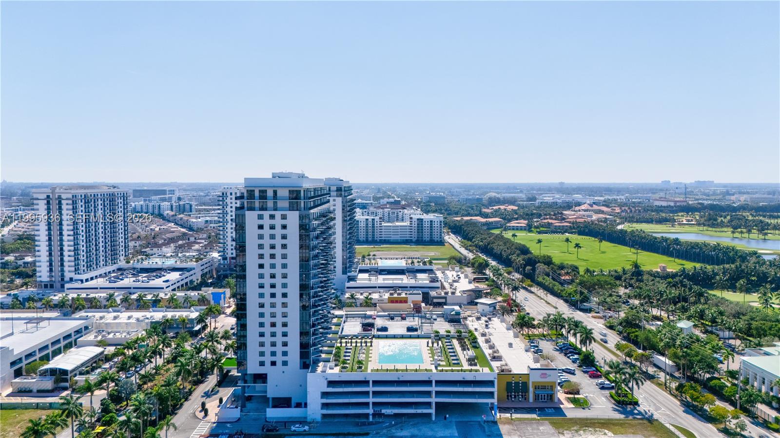 LUXURY LIVING IN THE HEART OF DOWNTOWN DORAL. A BEAUTIFUL, TURNKEY 2-BEDROOM, 2-BATH CORNER APARTMENT—PROFESSIONALLY DECORATED WITH DESIGNER FURNITURE—LOCATED ON THE 15TH FLOOR. FEATURES INCLUDE PANORAMIC VIEWS, HIGH CEILINGS, IMPACT-RESISTANT WINDOWS, CERAMIC TILE FLOORING, QUARTZ COUNTERTOPS, STAINLESS STEEL APPLIANCES, DESIGNER LIGHT FIXTURES, AND CUSTOM WALL FINISHES. EXCELLENT AMENITIES: CONCIERGE SERVICE, 24-HOUR SECURITY, VALET PARKING, A STUNNING INFINITY POOL, GYM, SAUNA, MASSAGE ROOM, CHILDREN'S PLAYROOM, AND SOCIAL LOUNGE. WITHIN WALKING DISTANCE OF RESTAURANTS, CHARTER ELEMENTARY SCHOOLS, THE BLUE MONSTER GOLF COURSE, URGENT CARE FACILITIES, AND PUBLIX. A MUST-SEE!