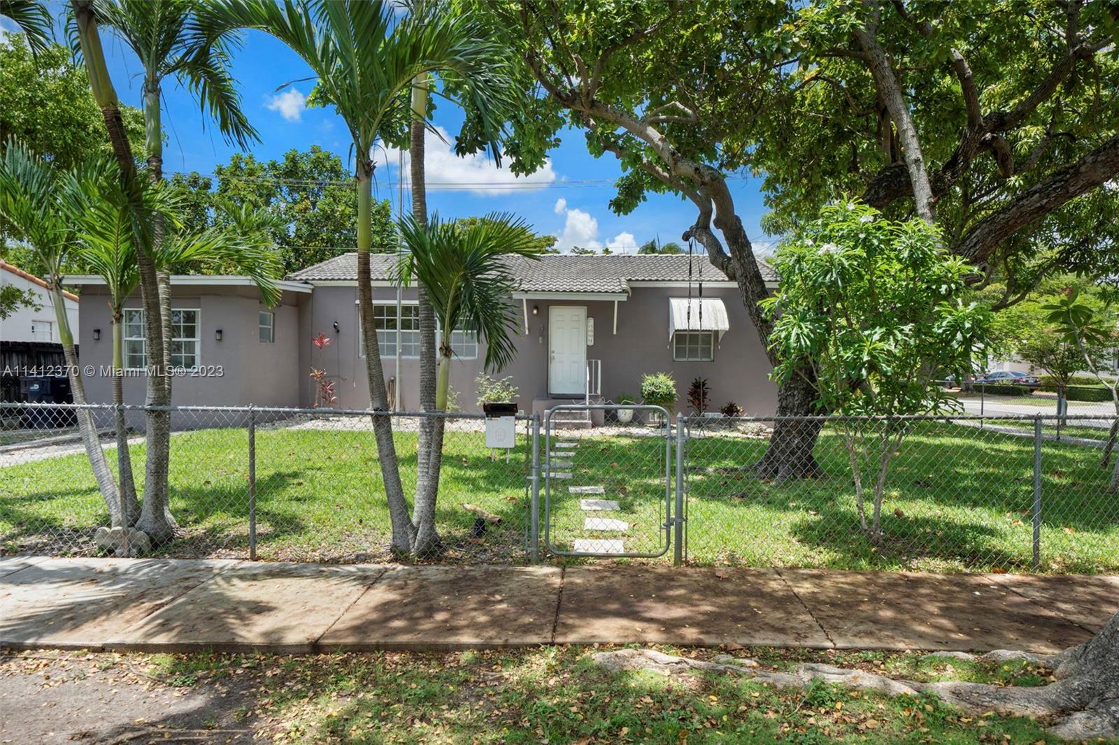 Location! Location!! Location!!! Charming 3 bedrooms, 2 bathrooms, single story corner pool home in desirable West Miami! This cozy home features ceramic & wood floors, washer & dryer, open patio overlooking the pool & fenced backyard! A+ Schools!! Excellent location close to Coral Gables, Publix, Cooper Park, Major Highways & More!! Move-In Ready!!