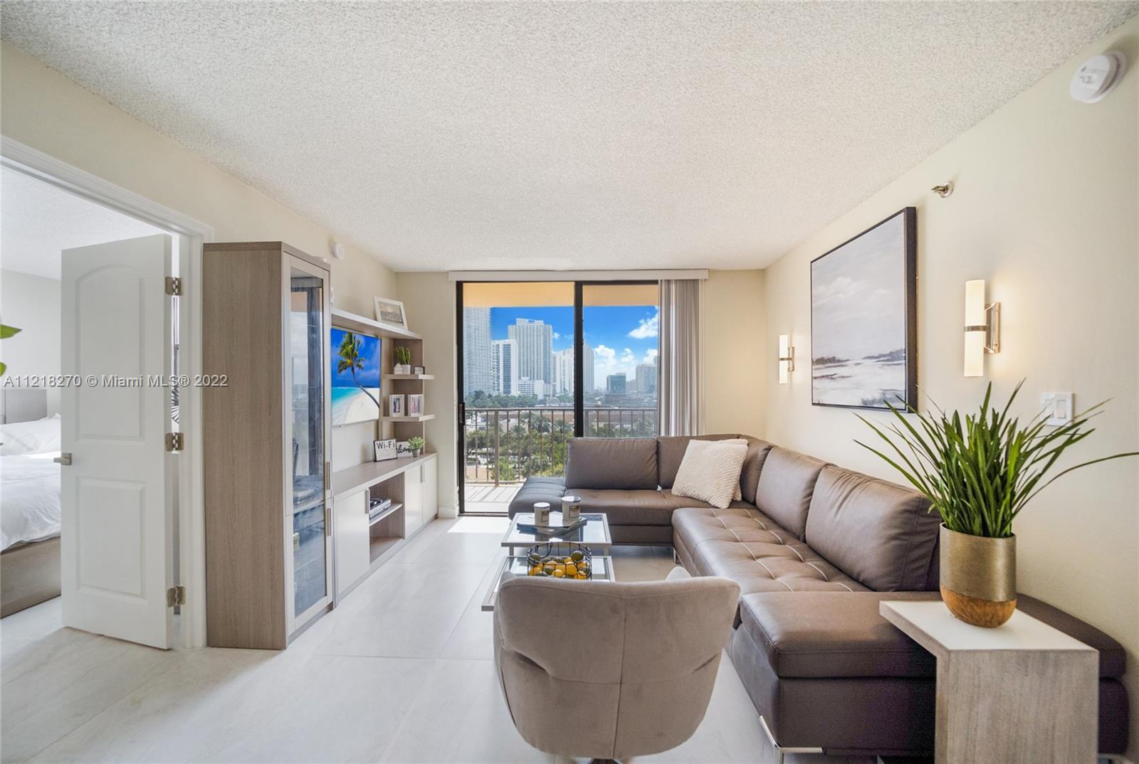 CASH ONLY SALE!!!! THIS SPLIT FLOOR PLAN UNIT HAS BEEN COMPLETELY REMODELED(OVER $90K OF IMPROVEMENTS) BY INTERIOR DESIGNER. UNIT WILL BE SOLD FURNISHED & HAS A WIDE BALCONY OVERLOOKING THE SPECTACULAR SUNNY ISLES SKYLINE. GUARD GATE, SECURITY DESK, TENNIS COURT, POOL, PARTY ROOM ARE SOME OF THE AMENITIES AVAILABLE. NO RENTALS FIRST 2 YEARS OF OWNERSHIP. PROOF OF FUNDS REQUIRED TO PROVIDE ACCESS. SELLER WILL PAY CURRENT ASSESSMENT OFF AT CLOSING. SHOWING TIMES M-F FROM 11-2 PM, SAT/SUN 10-11AM.