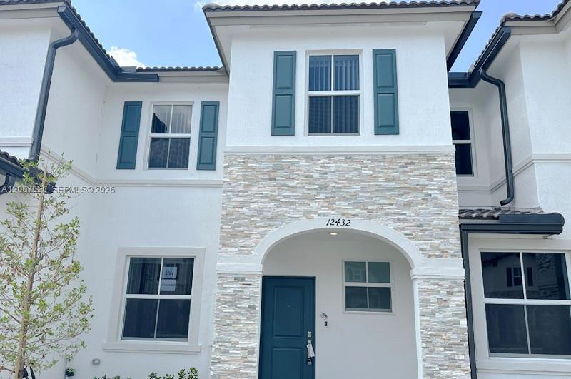 This stunning 1687 sqft, 3-bedroom, 2.5-bath villa in the highly sought-after Westview by Lennar community is in pristine condition and move-in ready. The "Monte Carlo" model features beautiful water views, tile flooring downstairs, carpet upstairs, a modern kitchen with stainless steel appliances and quartz countertops, plus blinds and bathroom kits. Enjoy the convenience of a fenced backyard, and 2 parking spaces. The community offers a clubhouse with a pool and playground, and it's just minutes from top-rated schools, shops, restaurants, and I-95. Ideal for both personal living and rental income!----------UNIT RENTED TILL 3/31/2027, PAYS $2,850.00 PER MONTH - 24hs previous notice to show