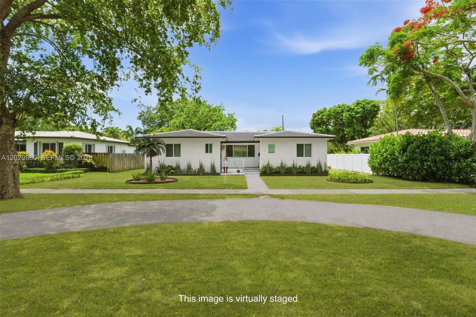 Here's your chance to own a Miami Shores home under $925K on a lovely street. Built in 1951 with 1,519 sq ft of interior living space plus garage. Large 9,225 sq ft lot in a desirable non-flood zone. Perfect palette for a discerning buyer who wants to choose cosmetic improvements according to their own personal needs and taste. Major structural upgrades already done including a 2024 new roof, 2021 new septic and drainfield, all windows and doors are impact resistant, updated open kitchen. Great bones with original architectural characteristics including oak and terrazzo floors, built in dining cabinets, and more. Attached garage offers potential conversion to a 3rd bedroom and bathroom. Prime location walkable to downtown Miami Shores shops, library, dining, cafes, gyms, and parks. Wonderful community amenities including A+ schools, community pool and children's waterpark, tennis, pickleball, basketball courts, golf course, recreation center and sports fields.