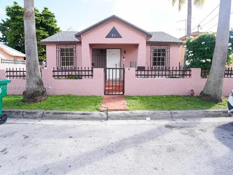 * * Investment Opportunity! * * This 3-bedroom, 2-bath home is located in the heart of Little Havana, just blocks from Miami Marlins Stadium and minutes away from the Miami Art District, Brickell, and the beaches. Currently configured as a 2-bedroom, 1-bath unit, and a 1-bedroom, 1-bath unit, it can be easily converted back into a single-family home. This property is ideal for small families or investors and requires minimal interior renovations. The home features both a front yard and a backyard, providing outdoor entertainment areas for tenants. Additionally, the driveway is spacious enough to accommodate a boat or RV.