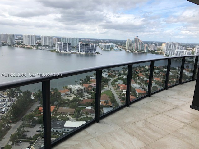 Turnkey 4 BEDROOM 4.5 baths 3,785 Sq.Ft. (351Meters squared) + Wrap around Terrace area with Pool 831 Sq.Ft. (77 Meters) in unit below living room 2 car garage 569 Sq.Ft. (52.8 meters) Exclusive unit at Porsche Design Tower completely Furnished, turn key with top quality marble and wood floors, summer kitchen on the balcony with your own Private pool on the terrace. Enjoy Ocean and sunset views, top of the line amenities with oceanfront gym, spa, Hair Salon, pool and beach service, restaurant, theater, virtual golf and race car simulator, onsite Concierge and many more amenities.