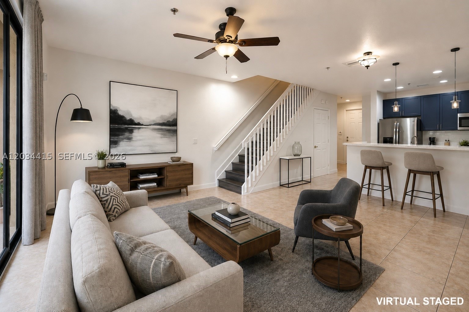 Beautifully updated 3-story townhouse offering spacious living, modern finishes, and canal/garden views. The first floor welcomes you with an open-concept kitchen, dining, and living area, a convenient half bath, and French doors leading to a private patio overlooking the canal and garden. The updated kitchen features wood cabinetry, quartz countertops, and stainless-steel appliances.

The second floor offers a generous primary suite with a private balcony, two walk-in closets, and a large bathroom featuring dual sinks, a Jacuzzi tub, and a separate water closet. The third floor includes a laundry room with washer/dryer and two additional bedrooms, each with walk-in closets.

Recent updates include brand-new vinyl flooring throughout where carpet was previously installed and fresh interior paint throughout the entire home. A one-car garage adds extra convenience. Spacious, bright, and move-in ready!