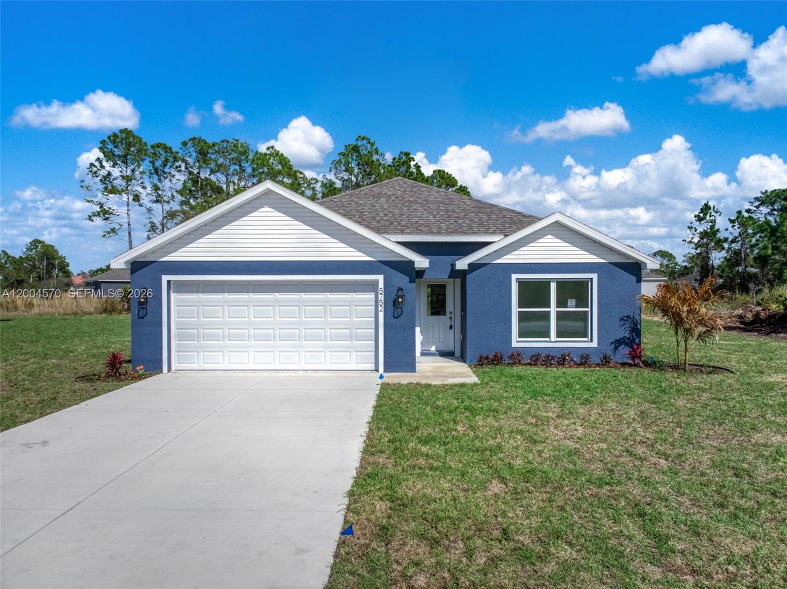 Welcome to this beautifully designed "Palm Model", located in highly desirable Sun N Lake Golf Community. This brand-new home features a light and bright open floor plan with over 1,600 square feet of living space, offering comfort, style, and functionality. A Large yard measuring .29 acres.  The interior layout includes 4  bedrooms, 2 full bathrooms, an attached 2 car garage providing plenty of room for family, guests, or a home office. An outside covered Porch perfect for entertaining  Interior upgrades include waterproof luxury vinyl plank flooring throughout the home, elegant quartz countertops, modern LED lighting, and a brand new stainless steel appliance package in the kitchen. The open-concept living and dining areas create a welcoming space ideal for both everyday living and entertaining. Peace of mind with central water and sewer with additional added value of underground utilities. Located in the vibrant Sun N Lake Country Club community, residence enjoy an active lifestyle with two championship 18-hole golf courses, a community pool (with a newly expanded pool coming soon), playgrounds, pickleball courts, basketball courts, frisbee golf, dog park, and numerous other recreational hiking trails. Conveniently located near medical facilities, shopping, dining, and all that Sebring has to offer, this home is an excellent opportunity to enjoy Florida living in one of the area's most sought after communities. *Some photos have been enhances with virtual staging* NO HOA