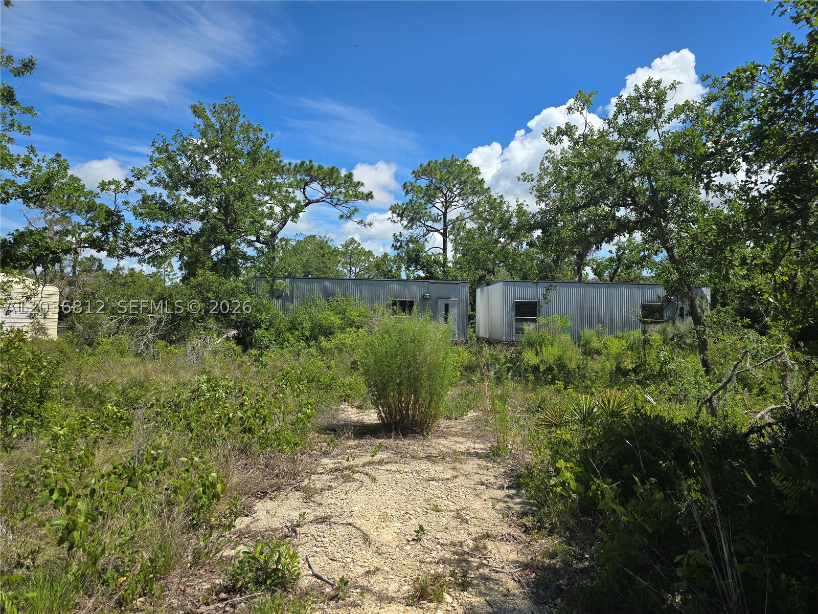 Are you a fishing or nature enthusiast looking for a Gulf paradise? This could be your place. A very sturdy blank slate with immense possibilities for the discerning buyer. Two solid red iron modular structures placed on a building pad, with a driveway. Each building is individually 864 square feet. Two buildings can be connected easily to make one unified space, or can be renovated as two studio apartments. Plans available for the remodel. These buildings are hard to find - MUCH stronger than any mobile home, with 9 foot ceilings, and a metal construction that will withstand the strongest Florida hurricanes. The property is located 4 miles from Keaton Beach, where hurricane Idalia landed just a couple of years ago. The buildings were unscathed. The property is NOT in a flood zone and was NOT flooded by the hurricane surge. Close to to the property is Adams Beach, on the gulf. So pretty it is difficult to describe. Looking for a part of pristine Florida where you can live close to nature, on your own terms? This is it. The sunsets on Keaton Beach are breathtaking - and the fishing in this area is amazing. Abundant wildlife and incredibly beautiful views. 20 minutes from the well-known fishing and scalloping town of Steinhatchee, FL yet much quieter and closer to the gulf. 

Well, septic and electricity needed. Property is just over an acre, so it can qualify for a traditional septic system. The price reflects all the work that needs to be done to make this a beautful space.