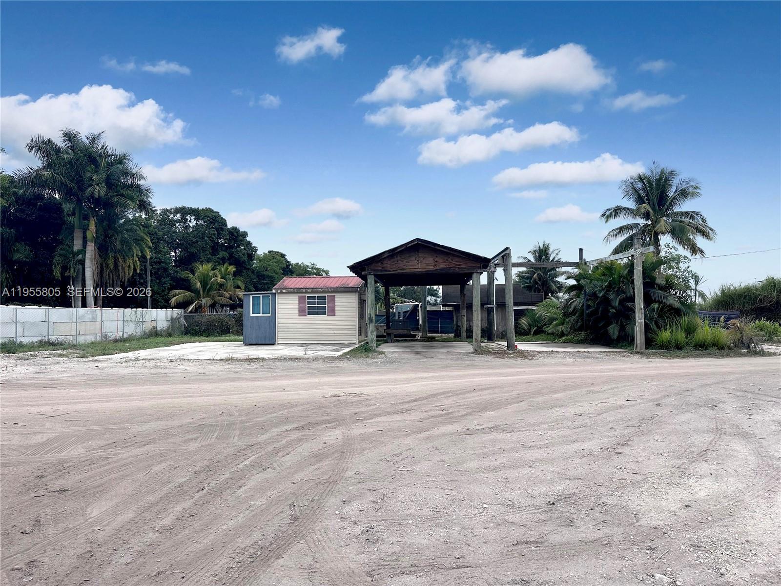Prime vacant land for LEASE ONLY available in a high-traffic location, perfect for a landscaping company or plant nursery. The property features an on-site office space, electrical service available, and is fully fenced for security.