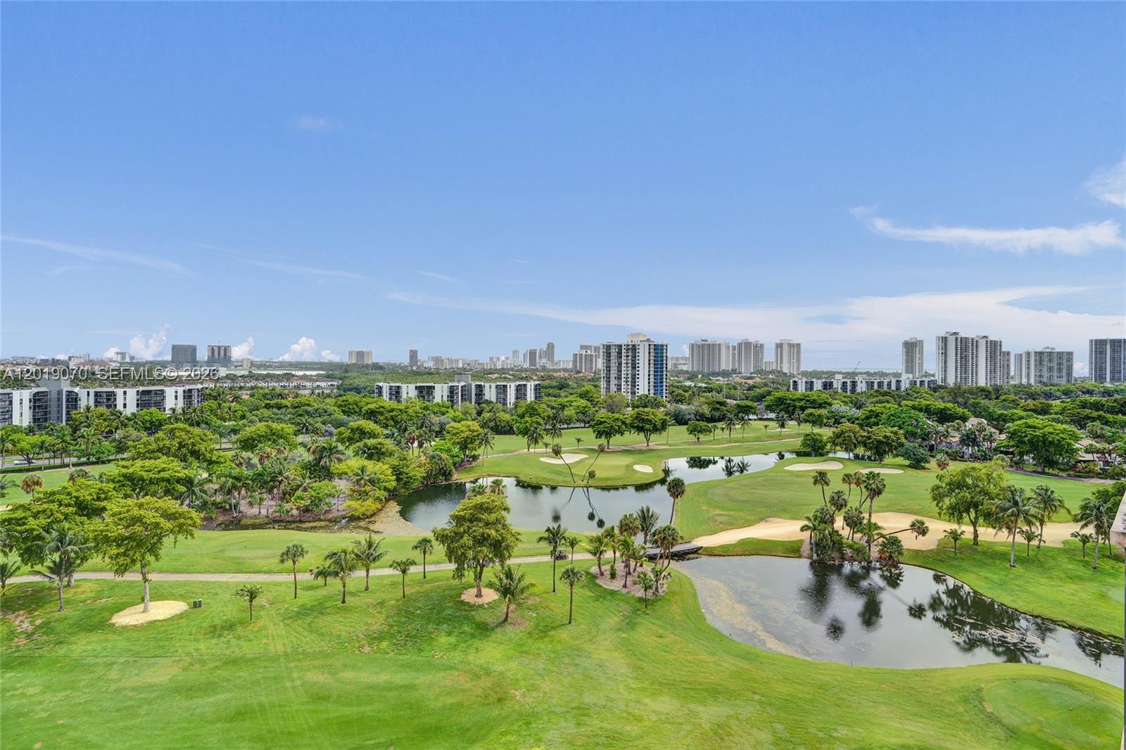 Beautifully renovated 2-bedroom, 2-bath residence in Coronado Condo Tower III, located in the heart of Aventura. This bright and spacious unit offers stunning golf course views, abundant natural light, and a functional layout. Recent upgrades include new vinyl flooring, a fully remodeled kitchen with new cabinetry, countertops, and appliances, updated bathrooms, custom closets, motorized shades, fresh paint, new baseboards, and stylish new furnishings throughout. Residents enjoy access to community amenities including a pool and fitness center. Conveniently located minutes from Aventura Mall, dining, shopping, parks, and top-rated schools. Includes two parking spaces: one assigned garage space and one guest spaces.