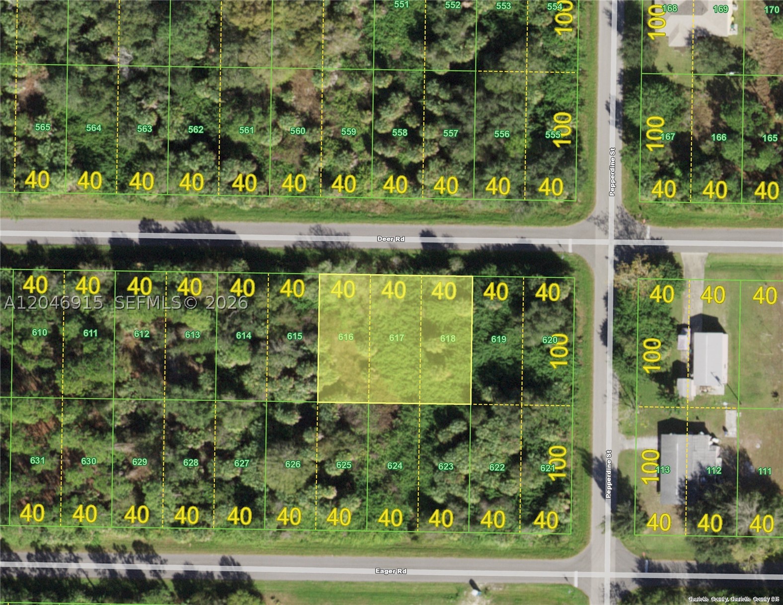3 residential lots located together in South Punta Gorda Heights. Located close to major roads and short commute to Fort Myers for sporting events, restaurants, and shopping. Build your dream home on an oversized lot.