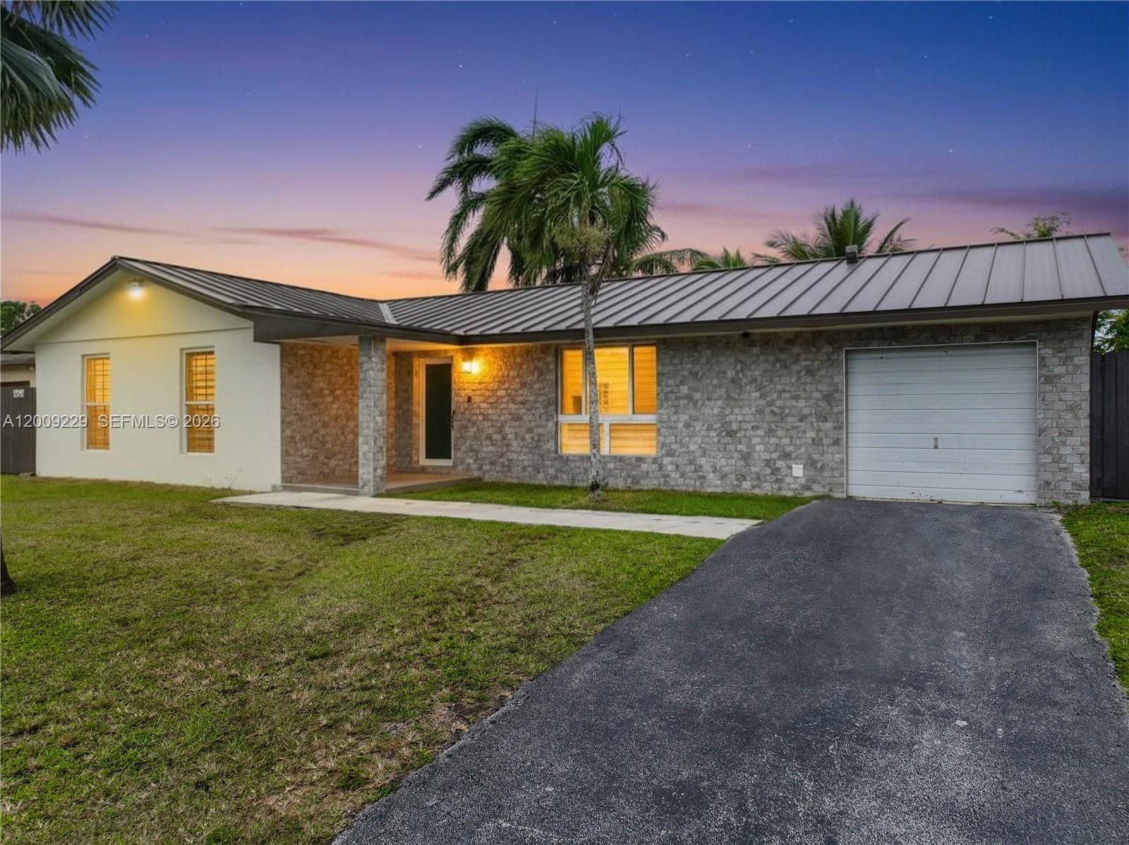 Nicely updated single-family home in the sought-after Meadow Woods community. This well-kept 3-bed, 2-bath property features a new metal roof and modern interior upgrades for a clean, move-in-ready feel. Impact windows and doors offer added storm protection and energy efficiency. Includes a 1-car garage for storage and convenience. The large, fenced yard is perfect for RV or boat parking and comes with a spacious shed for extra storage. No HOA means more flexibility for homeowners. Conveniently located just north of Homestead with easy access to Miami, the Turnpike, Homestead Air Reserve Base, and Black Point Marina. Schedule your showing today.
