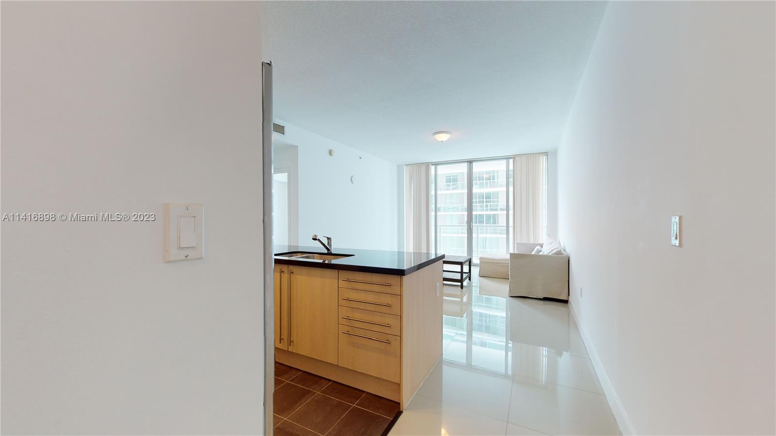 Ready to move-in 1 bedroom / 1 bathroom unit at Axis on Brickell North Tower. Stainless steel appliances, granite counter tops, washer/dryer, walking closet in bedroom, large balcony, floor to ceiling windows. Unit is unfurnished. 1 parking space assigned. 24 hours concierge, valet. Great amenities. Walking distance to restaurants, shopping centers.  Landlord requires first month and 2 Months security deposit. Tenants must also pay $500 common area deposit to the association.