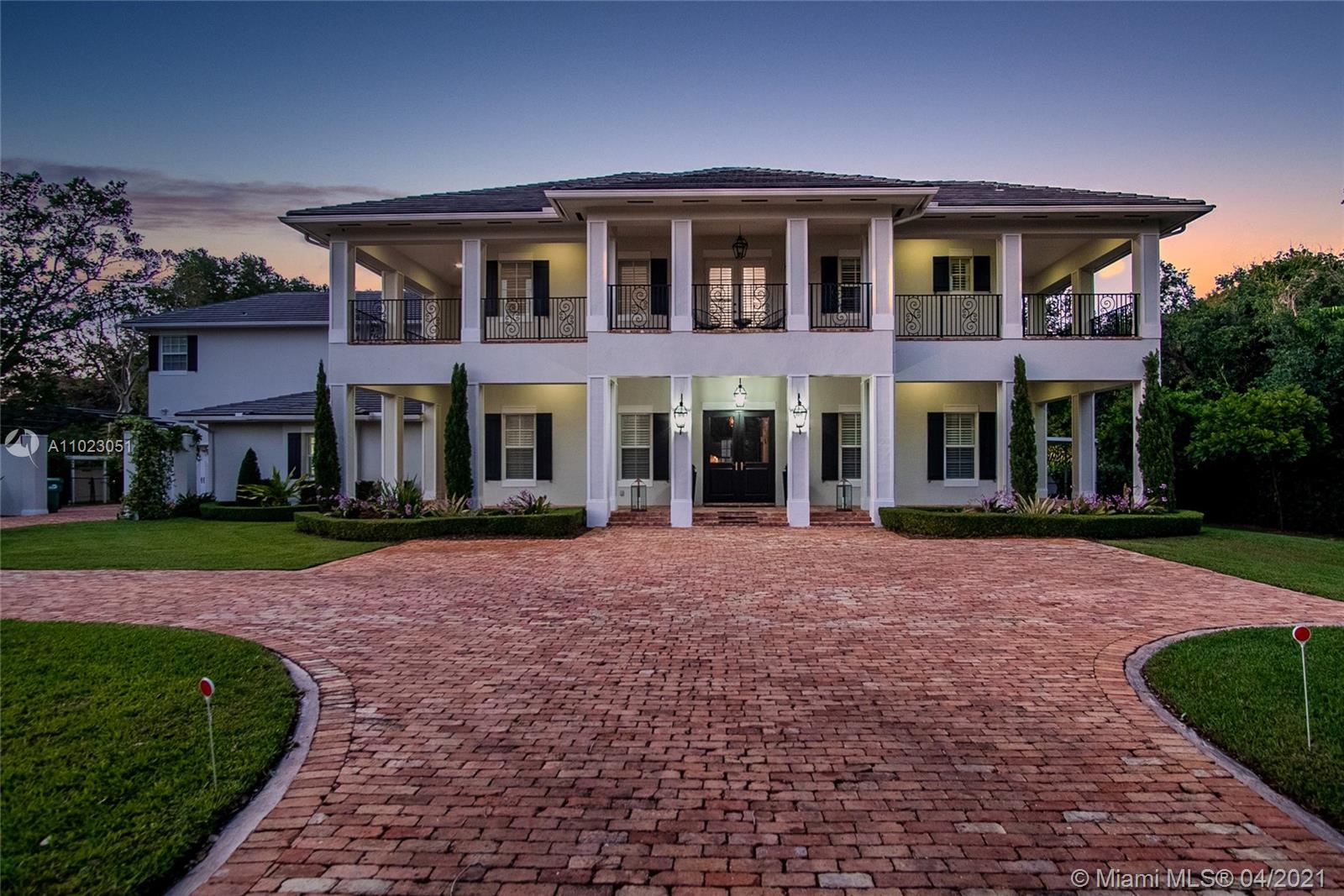 Impeccable Plantation Style Mansion -- Perfect for entertaining or for family -- 5 Bedroom + Office + Maids Quarter + 5.5 Bathrooms + 600 Bottle Wine Cellar + Living Room + Formal Dining Room + Entertaining Room + Media Room + Sit Down Bar + Outdoor Kitchen + Beach Entrance Pool + Hot Jacuzzi + Full Size Basketball Court + 4 Car Garage + Gym Room + Two Fire Places + Coffee Bar + Breakfast Nook + Wet Bar Upstairs + Built in Desk/Office Space Upstairs + Entertaining area Upstairs + 2 Laundry Rooms + Nuvo Sound System throughout home + Generator > Kitchen-> 2 Ice Makers + 2 Microwaves + 3 Ovens + 2 Dishwashers + Wolf Appliances & Sub Zero Refrigerator + Full Copper Hood vent imported from Italy > Bamboo wood flooring throughout home freshly sanded and varnished !! MUST SEE!