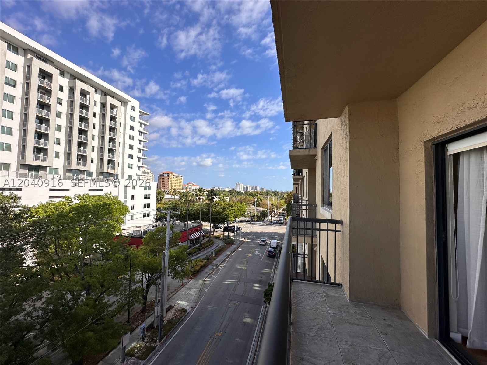 Welcome to Unit 611 at Keystone Villas Condo, a boutique building ideally located in the heart of Coral Gables. This updated 2-bedroom, 2-bath split-bedroom residence offers a bright and spacious layout with wood flooring throughout, an oversized balcony with city views, a generous living/dining area, fully equipped kitchen, and a full laundry room. Both bedrooms are oversized with large windows that bring in beautiful natural light. The primary suite features a custom extra-large walk-in closet with built-in cabinetry and a spacious his-and-hers bathroom. Two assigned parking spaces are included.
Keystone Villas offers desirable amenities including a pool, fully equipped gym, party room, and business room. Enjoy the convenience of having dining, shopping, and everyday essentials just steps away. A rare opportunity to own a spacious residence in a boutique Coral Gables building with an unbeatable location.