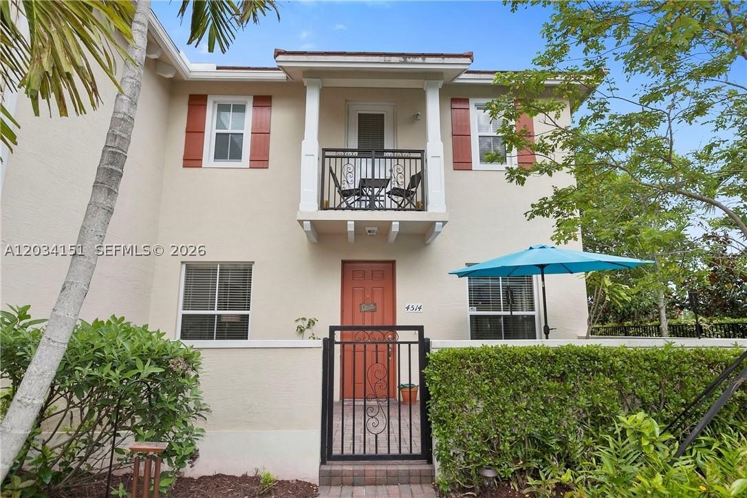 Location, location. Beautiful 4 bedroom, 2 bathroom property. walking distance from Promenade Mall with great shops and restaurantes perfect for your family.  A+ Schools, Publix, LA Fitness. the property has ample space, move in ready with tile and vinyl floors. open space kitchen. 2 Attached garage spaces, 1 bedroom and full bathroom first floor, laundry room,Gated community. rent includes basic cable, internet, trash and sewer, community pool.