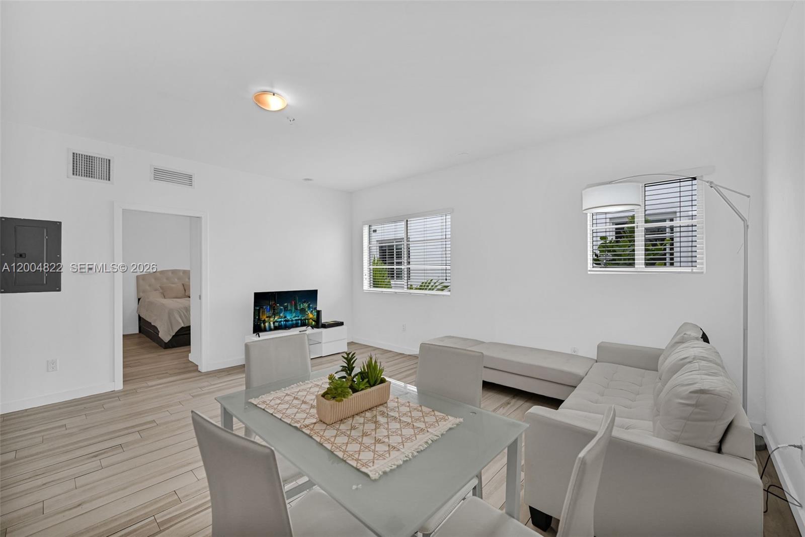 Experience the best of Miami Beach living in this bright and spacious 1-bedroom residence offering 519 sq ft of comfortable, modern living. The open-concept layout features a generously sized living area filled with natural light and a functional dining space perfect for everyday living or entertaining. The unit includes the convenience of in-unit washer and dryer, adding ease to your daily routine.
Ideally located just steps from world-famous Lincoln Road, you’ll enjoy premier shopping, dining, and entertainment right at your doorstep. Only a few blocks from the beach and close to the charm of Española Way, this property offers the perfect balance of vibrant city life and coastal relaxation.
Whether you're looking for a primary residence, vacation getaway, or investment opportunity, this unit delivers exceptional value in one of Miami Beach’s most desirable locations. Strong rental potential with current income of $2,350/month. Won't last!