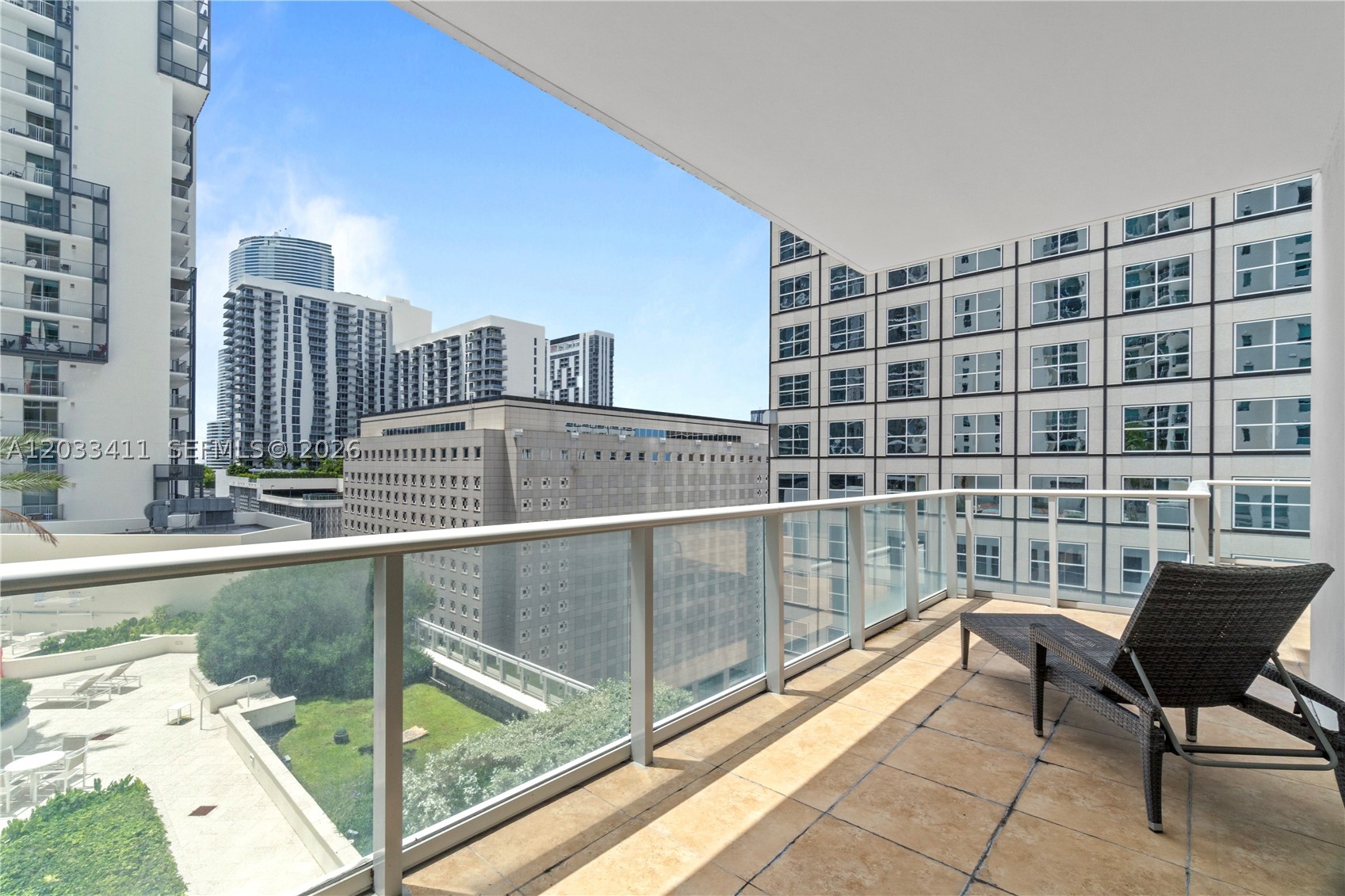 Experience elevated luxury living in this beautifully renovated and fully furnished 1-bedroom, 1-bathroom corner residence at Met 1 in the heart of Downtown Miami. This move-in ready home features a bright, open layout with modern finishes, a stylish updated open kitchen with stainless steel appliances, contemporary furnishings, and a brand-new A/C system with Nest thermostat. The oversized private terrace is a true highlight, offering the perfect space to relax or entertain while enjoying views of Biscayne Bay, the newly redesigned resort-style pool, and lush tropical gardens. As a corner unit, the residence is filled with natural light throughout the day. Met 1 offers exceptional amenities, including a state-of-the-art fitness center, resort-style pool deck, 24-hour concierge, valet, security, and resident lounge. Ideally located just steps from Bayfront Park, Brickell, Whole Foods, world-class dining, shopping, entertainment, and major transportation routes. Perfect as a primary residence, second home, corporate retreat, or investment opportunity, this turnkey residence combines luxury, comfort, and convenience in one of Miami’s most desirable waterfront communities.