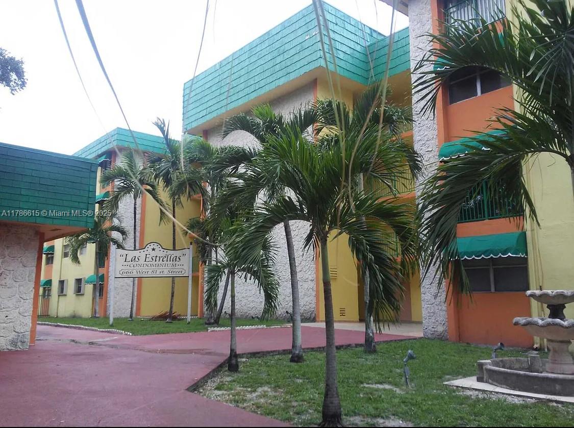 OWNER FINANCING AVAILABLE. BEST PRICED UNIT IN THE BUILDING! Great apartment 1/1 STORM PROOF WINDOWS, located on the first floor of Las Estrellas Condominium in the heart of Hialeah. Perfect for an investor, Leased $1,700.00 per month. Laundry facility also located on the 1st floor, pool, gated parking space, 1 assigned parking, and other parking available. Gated community. Low HOA fee. Located near schools, shopping, and highways. Property is tenant occupied, call for showing. Bring your best offer. PERFECT FOR INVESTORS.
