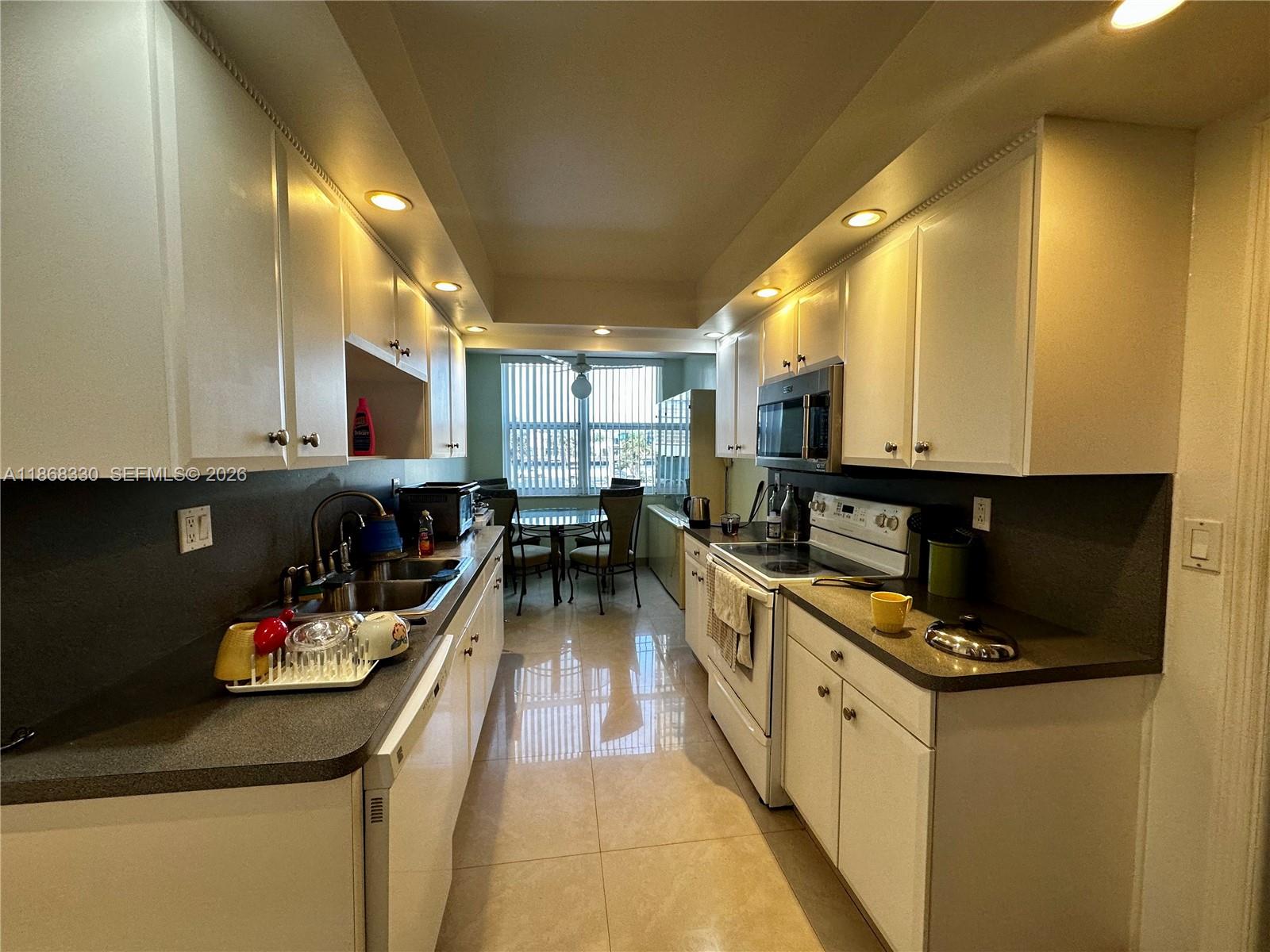 Spacious 2 bedroom and 2 Bathroom Condo. 1480 sf. Large Format Tile Floors, all Impact Windows, Full Size
 Washer/Dryer and Plenty of Closet Space. Great Location, East of Ocean Dr. just Steps to the Beach and
 Hollywood's Famous Boardwalk. Close to Shops, Restaurants and FLL Airport. Maintenance Includes Cable,
 Internet, Water and Assigned Parking Space. 24/7 Surveillance. Community Room with Billiard and Ping Pong
 Table. Heated Pool, Sauna, BBQ. Investor friendly, Rent Immediately.