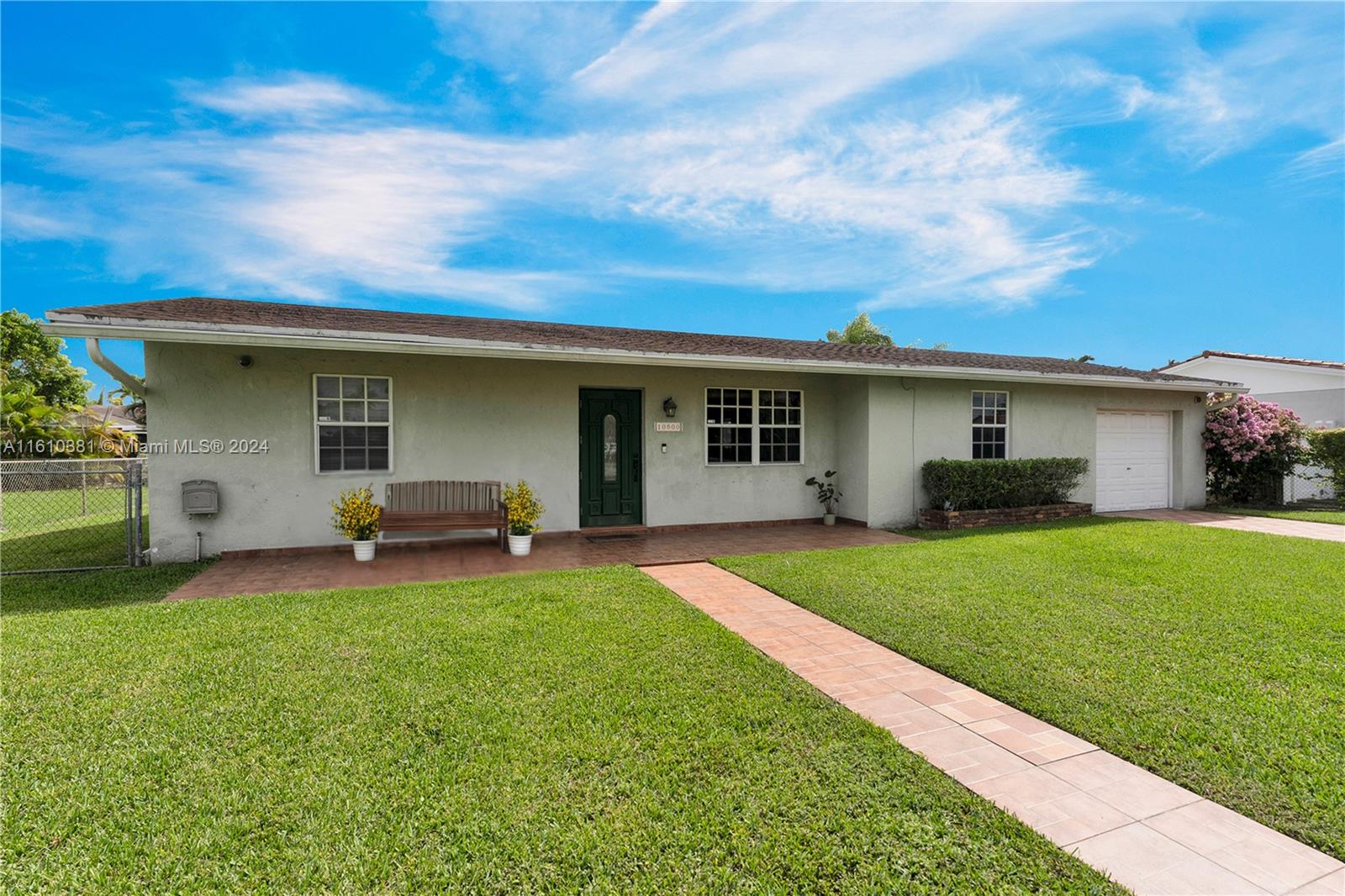 Meticulously maintained single-family home in a sought-after location! Inside, find 2 spacious master bedrooms, a 3rd bedroom with closet, and a versatile bonus room that can be your home office, a den, or even a 4th bedroom. A well-equipped kitchen with granite countertops and plenty of cabinetry. Porcelain tile floors throughout the house provide a modern touch. Feel secure with hurricane shutters & impact front and back doors. The new Titan tankless water heater keeps energy costs down, and a pre-wired generator transfer box ensures continued comfort during outages. Finally, relax and entertain on the shaded patio, or utilize the large and electric-powered shed for all your storage or hobby needs. Don't miss this opportunity to own your own piece of paradise in a prime location!