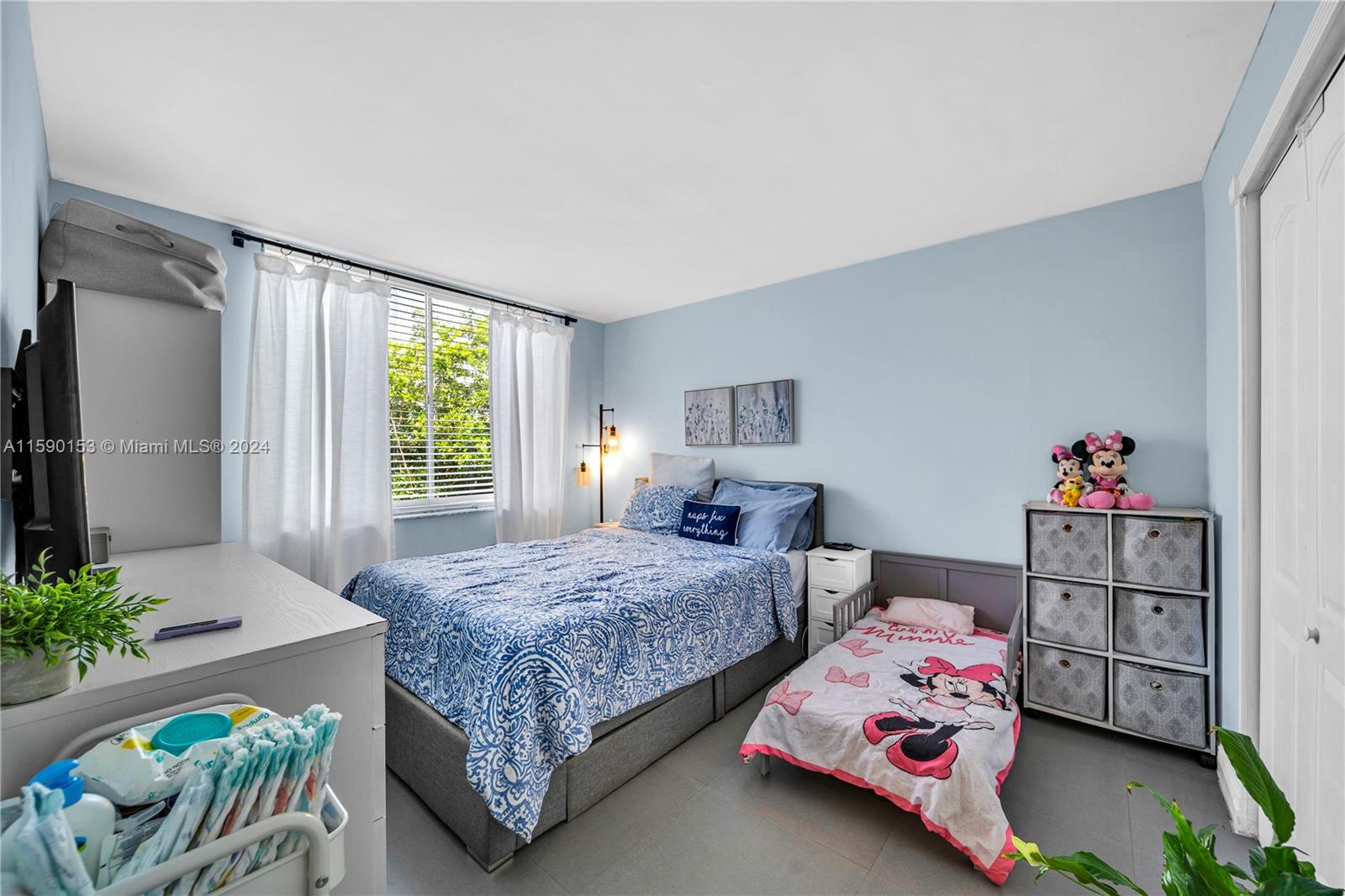 Experience Miami living at its finest in this well-appointed condo in Serenity on the River, offering both comfort and prime location. This spacious 1-bedroom, 1-bathroom unit boasts modern amenities and ample living space. The unit has been recently updated with elegant grey tile flooring throughout, updated bath and features new granite countertops, cabinets, and stainless steel appliances in the kitchen, adding a touch of modern luxury. Conveniently situated near the elevator and laundry rooms, making access and convenience a priority. Unit comes with 1 assigned parking space. Amenities include a gym and refreshing pool and deck overlooking the Miami River. Close proximity to major hospitals, shopping, Downtown Miami, Wynwood, highways, and MIA.