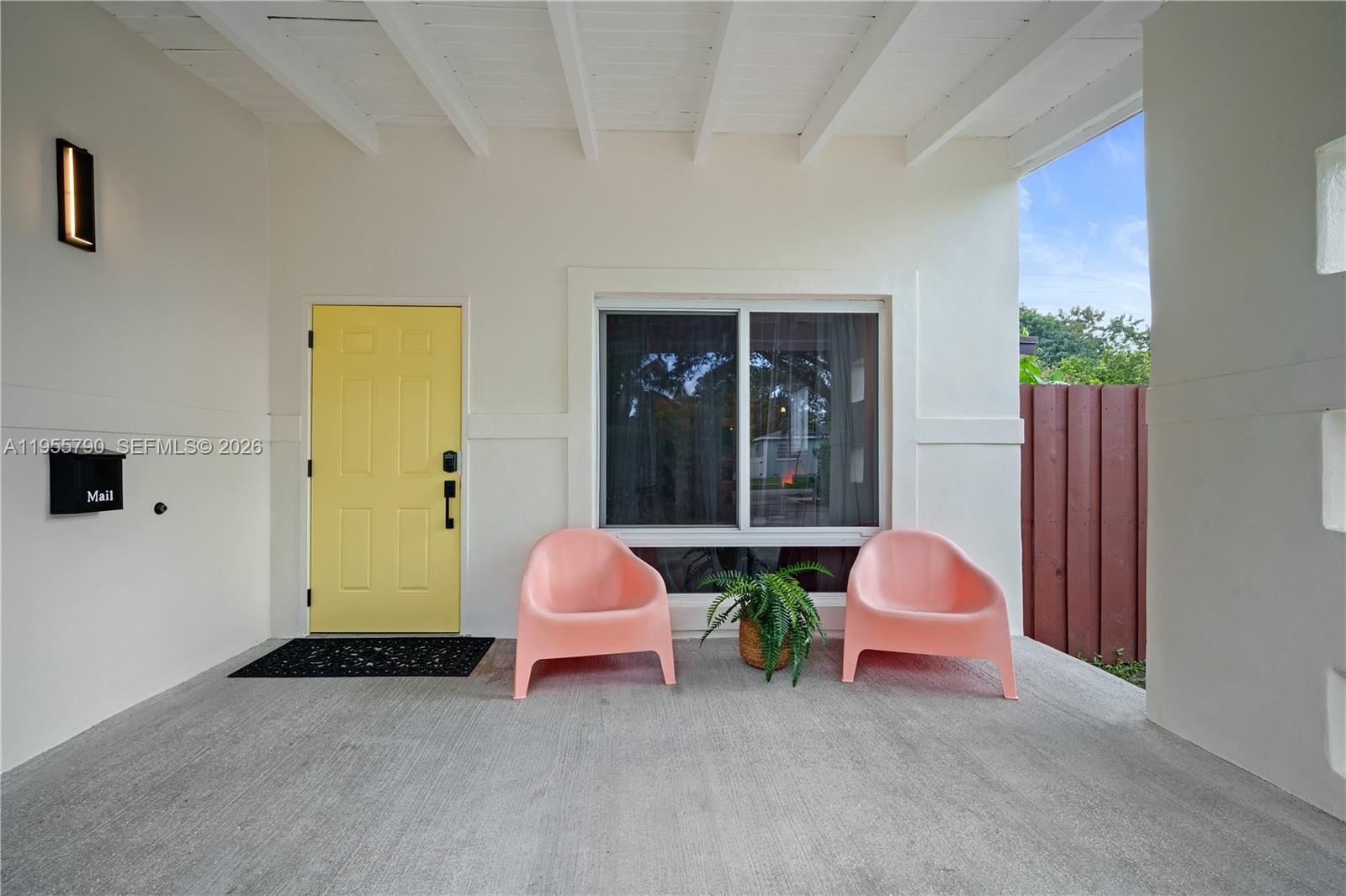 Situated on a large corner lot and hidden behind tall green hedge, this spacious and private home offers all the features of a proper residence. A large master suite, three additional bedrooms and plenty of living area work well together with extended back yard space. Newer roof, impact windows and doors and a heated saltwater pool are some of the recently upgraded features. Minutes from all the modern conveniences that make this home a great place to live.