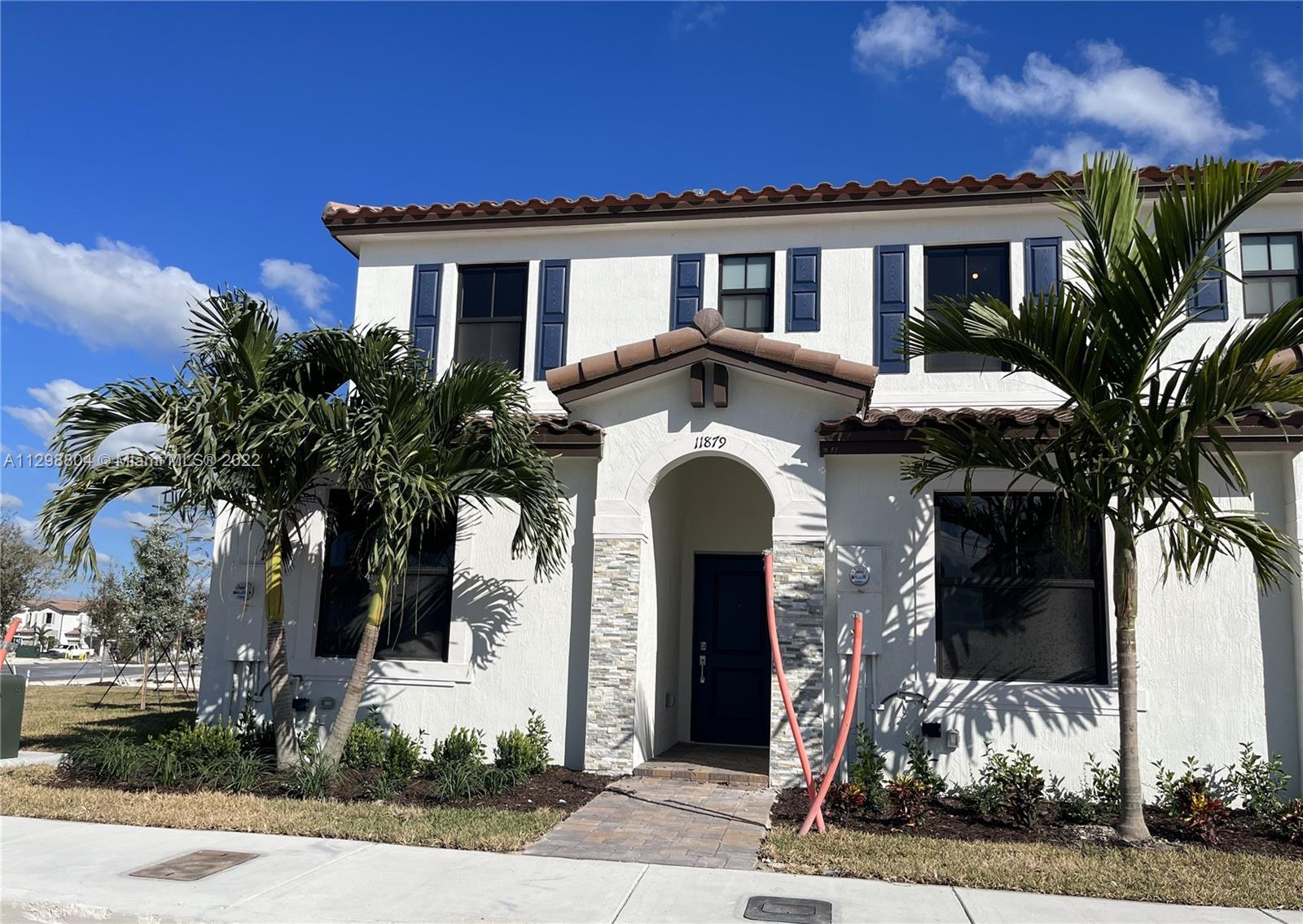 BE THE FIRST TO LIVE IN THIS BRAND NEW CORNER UNIT WITH 3 BEDS/3 BATHROOM VILLA AT CORSICA. LENNAR's NEWEST COMMUNITY IN THE AREA. PRIME LOCATION!!!  1 BEDROOM AND 1 FULL BATH DOWNSTAIRS. GREAT LAYOUT FEATURING 2  ASSIGNED PARKING SPOTS RIGHT IN FRONT, W/D INSIDE. BRIGHT AND SPACIOUS. OPEN CONCEPT FLOOR PLAN. MODERN DESIGN. RING SMART HOME SECURITY INCLUDED. FULL WIRE OPTICAL CABLE FOR HIGH SPEED INTERNET. TANKLESS ENERY SAVER WATER HEATER. FENCED BACKYARD. CONVENIENTLY LOCATED NEAR TURNPIKE. CLOSE TO SHOPS AND ENTERTAINMENT.        PLEASE READ BROKERS REMARKS!!!