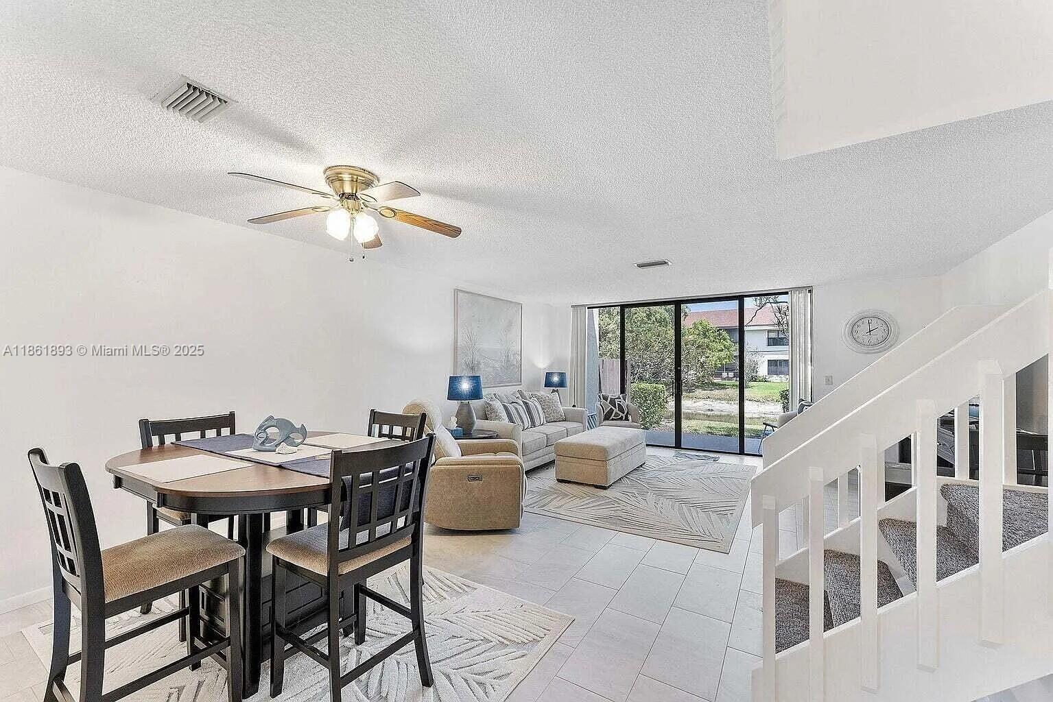 Snow Birds Paradise. Fully furnished turn key, huge townhouse.15 min from the beach. Just bring your tooth brush because this home has everything  that you would expect from condominium lifestyle without the confines of a small condo. 
HOA covers - Pest control, water, cable, landscaping, parking lot maintenance, roof (brand new) and exterior maintenance. 
This home has 1244 sq ft, and its SUPER CLEAN. New renovated home nestled in the heart of Coconut Creek known as The Township.  Enjoy peaceful views from the private waterfront patio or drink coffee right outside your kitchen in your private enclave. Conveniently located near shopping, dining, and entertainment options. This wont last long Seller is highly motivated.