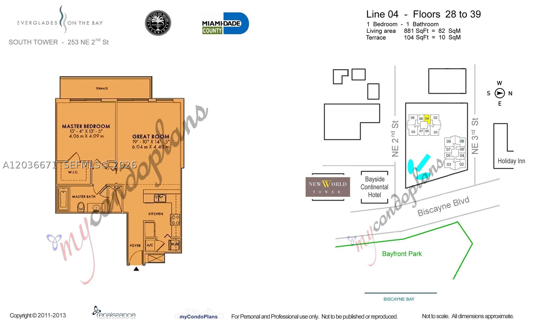 VIZCAYNE SOUTH CONDO - Residential