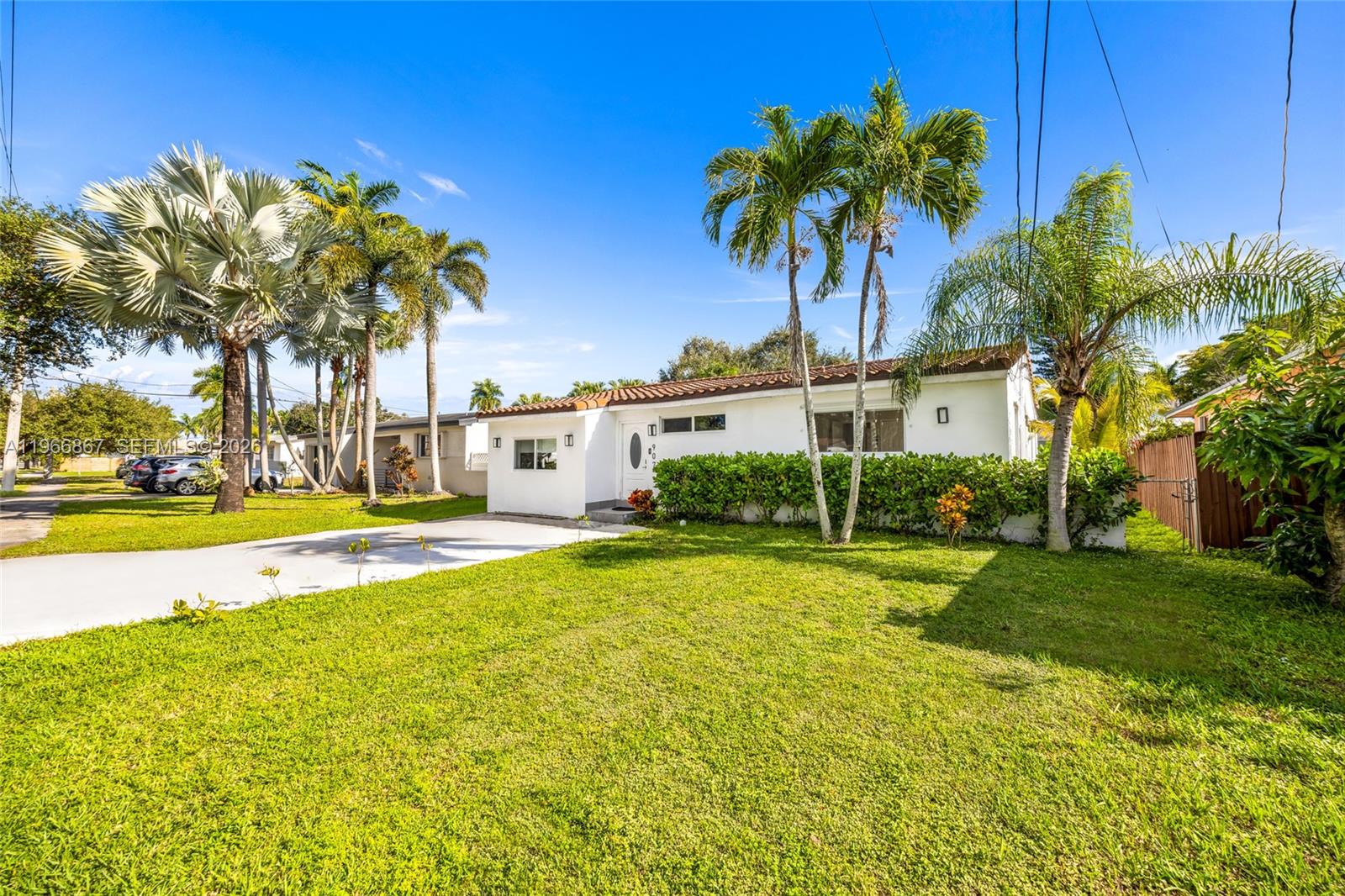 Welcome to this beautifully updated 4-bedroom, 3-bath single-family home in the desirable Park Road Manor
neighborhood of Hollywood. Thoughtfully maintained and move-in ready, this residence offers the ideal balance of comfort, functionality, and long-term value.Inside, you’ll find a bright, open layout with 1,855 sq ft of living space designed for everyday living and effortless entertaining. Major improvements include a newer roof (2021), new A/C (2023), and impact-resistant windows throughout, providing peace of mind and energy efficiency. Step
outside to a fully fenced backyard featuring an elevated pool and covered terrace perfect for weekend relaxation
and hosting guests year-round. The generous driveway offers ample parking, adding everyday
convenience.Located just minutes from Hollywood Boulevard, shopping, dining, major highways, and
approximately 15 minutes to the beach, this home delivers exceptional accessibility with no HOA restrictions.
Whether you’re looking for a primary residence, multi-generational living, or a smart investment opportunity, this
property checks all the boxes.A solid home in a central location with key upgrades already in place—this is Florida
living done right.Schedule your private showing today.