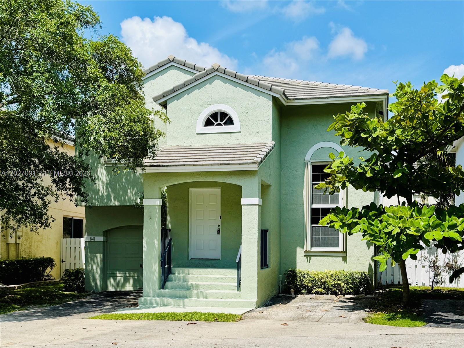 DON’T LET THIS GREAT VALUE OPPORTUNITY PASS! Located in Jacaranda’s Quatraine III family-friendly community, this 3-bed/2.5-bath home with 1,516 Sq. Ft. of living space sits on a cul-de-sac lot and offers great location & charming curb appeal. The first floor features a split living, dining & kitchen layout with a convenient 1/2 bath and plenty of natural light. Upstairs, the spacious primary room includes an en-suite bathroom & walk-in closet, while two comfortable bedrooms share a second full bathroom. A standout feature is the converted garage that serves as a flexible space that is ideal as another bedroom, office/den, storage, music room or can easily be switched back to a full one-car garage. Accordion shutters provide added storm protection, and the fenced-in rear yard offers privacy & tranquil outdoor space to relax or entertain. The low HOA fee covers the community pool/play area (just steps away) & yard maintenance. Only minutes from great parks, Publix center, shopping/dining, & everyday essentials. 

This home’s interior is in fair/original condition, offering a great opportunity for a new owner to make it their own with some TLC over time, which is reflected in price below market. Major systems have been updated more recently, including the roof (2011), A/C (2017) and water heater (2022). Ideal for first-time buyers, investors seeking rental income, or those looking for a quick & easy flip. No restrictions to lease. 

Call to schedule a showing today!