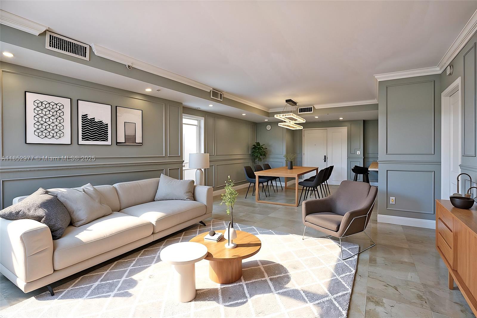 Located in the prestigious Ritz-Carlton Residences in Coconut Grove, this beautifully renovated corner residence offers refined living in a prime location. The two-bedroom home features a thoughtfully designed split floor plan and gleaming marble floors throughout the main living areas. The updated kitchen boasts sleek cabinetry and new appliances, combining style with everyday functionality. Residents enjoy world-class amenities, including two pools, a full-service spa, fitness center, on-site restaurant, club lounge, room service, 24-hour concierge, and both assigned and valet parking. Just moments from Coconut Grove’s renowned dining, shopping, and entertainment.