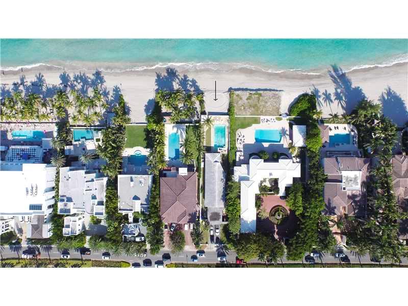 ON THE OCEAN! Stunning rarely available ocean front property. Original 50s style home on property; ripe for renovation/redevelopment.Community amenities incl.tennis courts,park, beach pavillion,pvt. police force, 24 hr security patrol making it a unique c ommunity for families, celebrities,all homeowners desirous of quality living! Swim in your own pool or Atlantic. As-Is/Cash/Proof of Funds req w/ offers.Info as per Dade Cty Tax Rolls.