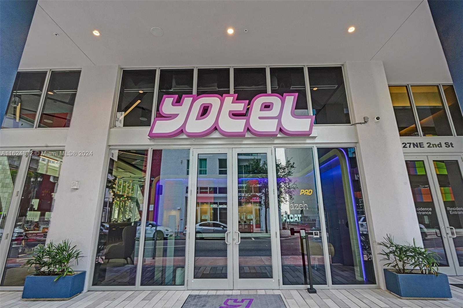 Urban Luxury 1 bed 1 bath fully furnished unit at Yotel Pad Miami. Nestled in the heart of downtown, this stylish unit offers a perfect blend of sophistication, comfort, and convenience. Unit features a fully equipped European kitchen and bath cabinetry with stone finishes, Stainless steel appliances, an Electrolux washer, and a dryer. Amenities feature an Elevated deck with pool, hot tub, and bar, State-of-the-art fitness center, Private meeting rooms with co-working space, Private residential lobby and more. Daily rentals are allowed with no rental restrictions. Owners have the option of renting the unit on their own or putting it in the hotel program for them to manage it.