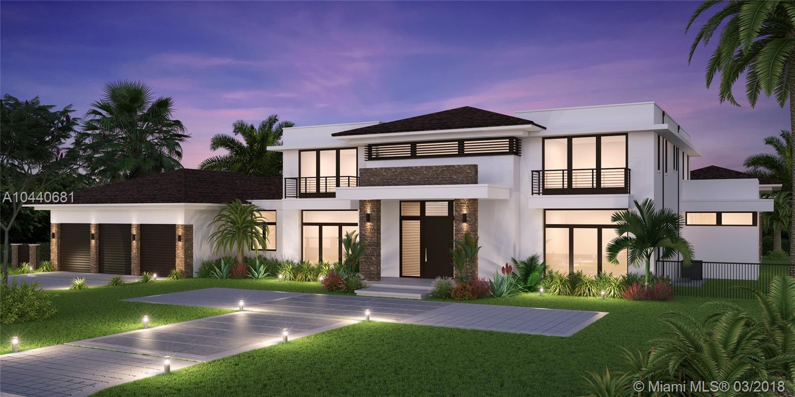 Stunning New Construction home on prestigious Suburban Dr. Featuring 8 suite bedrooms and 9.5 bathrooms, second floor entertainment room, media room, cabana bath, powder room, wet bar, among other features. Enjoy the beautiful gourmet Mia Cucina kitchen with Wolf and Sub Zero appliances & marble countertops, arena limestone flooring throughout the first floor and DuChateau wood flooring upstairs. Relax in the privacy of your lushly landscaped backyard, swimming pool Jacuzzi & summer kitchen. Beautiful exterior & interior water features, smart house pre-wired. House expected to be complete by the end of second quarter 2019.