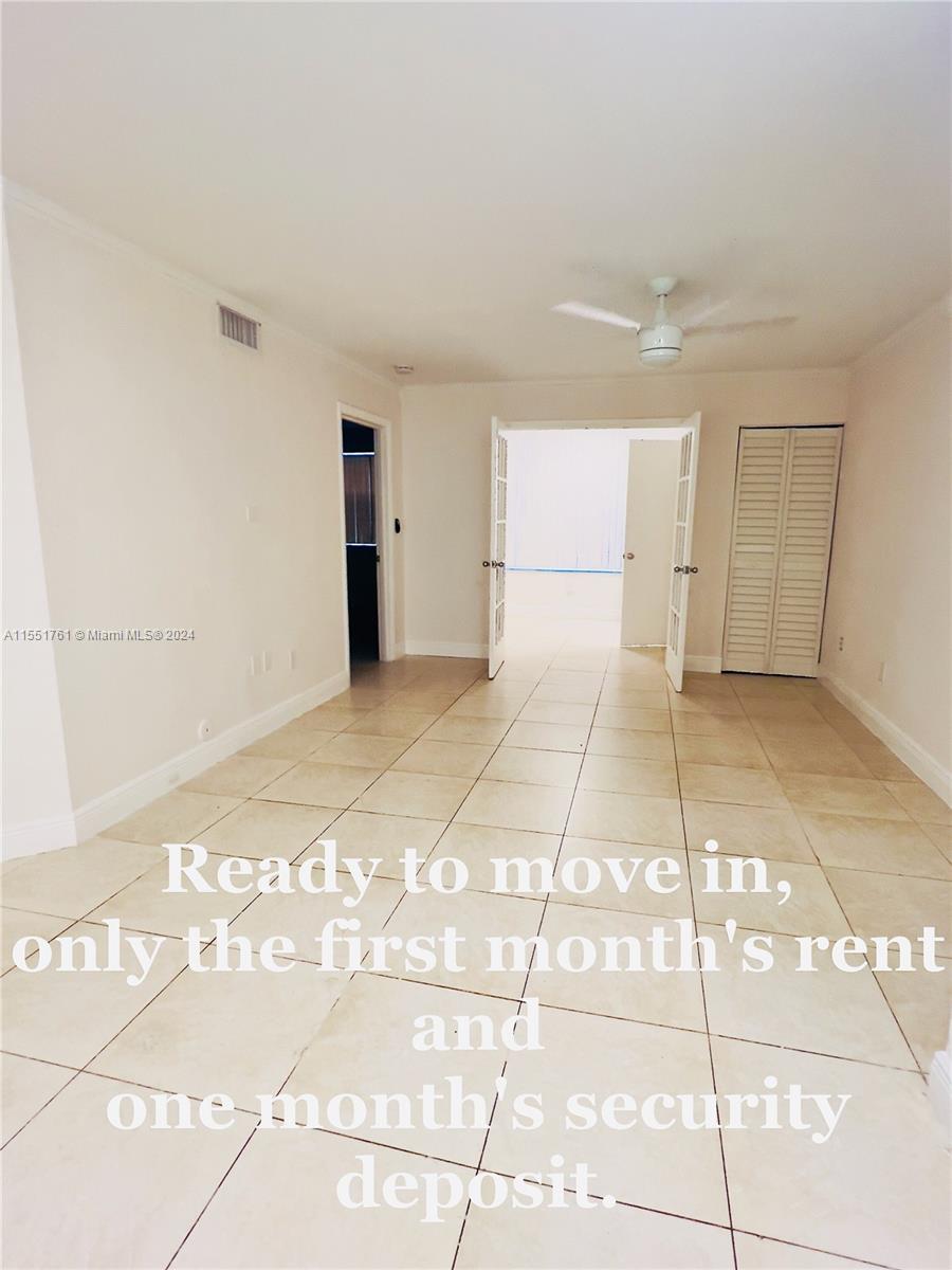 Best first-floor at Lakeview, 1 bedroom and 1 bathroom, floor with tile throughout and smooth ceilings, LED lighting and fans, a unit with plenty of light, Washer and dryer in the unit. Amenities include 2 swimming pools, a clubhouse, a gym, pool tables, a tennis court, and picnic Areas. Close to malls and expressways, ready to move in.