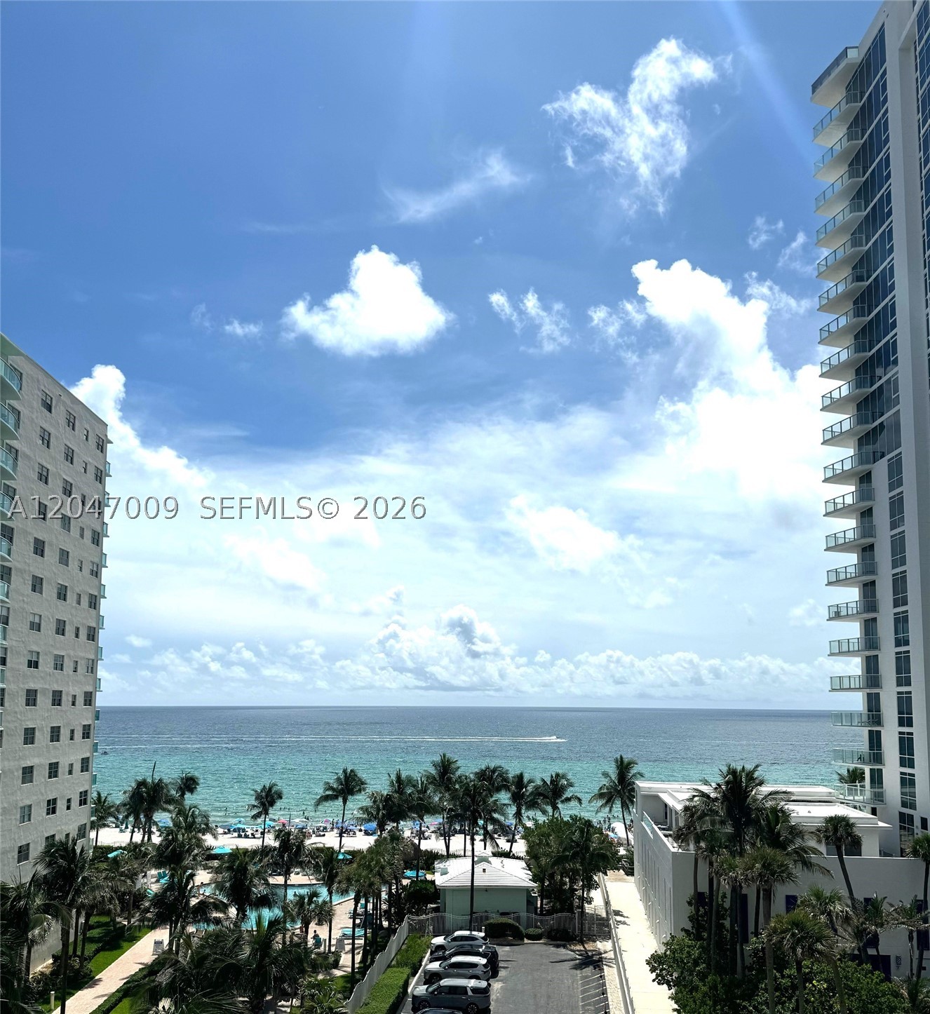 PRICE ADJUSTMENT. Hollywood Beach, Corner SE/SW Oceanview 2BR/2BA on the 7th floor. Completely upgraded. Light Wood kitchen cabinets, Stainless steel appliances, granite counters, tumble marble backsplash, porcelain tile floors, custom ceilings/crown molding/lighting throughout. Living room 18" porcelain tile floors, bedrooms have wood floors, Master Bath has slate tile, guest bath has ceramic tile, granite counters. Washer-dryer in unit. All Custom solid wood doors. Large closets. Newer AC. Building allows Short-term rentals=daily/weekly/monthly/annually. No owner restrictions. 2 Pools, 2 gyms, Cafe, biz center, Tiki Huts. Centrally located between Miami Beach & Ft Lauderdale Beach. Close to all major shopping, dining, entertainment & 3 Casinos, Gulfstream Park & 2 Major Int'l Airports.