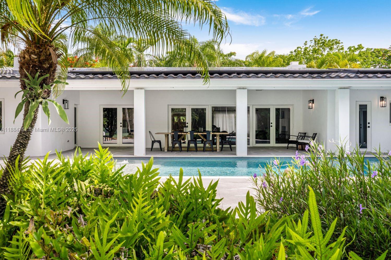 Tucked on a peaceful quiet street in cul the sac, this fully and tastefully renovated home blends modern luxury with thoughtful design and warmth.

Upgrades include all-new plumbing, electrical, impact windows, hurricane-rated doors, LED lights, a new kitchen and bathrooms, a new driveway, city water, and a 2019 roof. The home also features a new solar panel and battery system, a complete pool remodel, pool heater and salt system, Sonos speakers, security cameras, new landscaping, and more. Just minutes away from Coral Gables, Coconut Grove, South Miami. Top-Rated schools.

Enjoy resort-style living with a private tennis court and a warm, welcoming neighborhood. Contact us to schedule a tour!