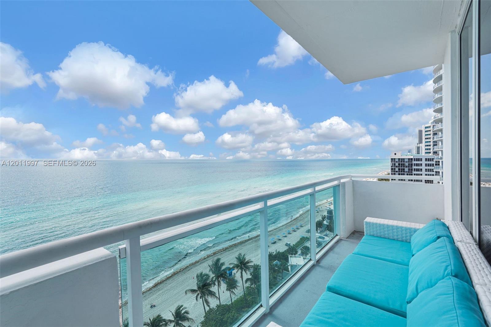 Wake up to endless ocean views in this stunning 3-bedroom penthouse, featuring a spacious layout with over 2,500 sq. ft. and a versatile flex space within the primary suite—perfect for a home office, nursery, or lounge area. Enjoy not one, but two private balconies where you can soak in breathtaking oceanfront scenery every day.
This move-in-ready home offers a thoughtfully designed floor plan, ideal for both comfortable living and entertaining. Association fees conveniently cover water, cable, and internet, making it a great option for families or investors alike.
The building delivers a true resort-style experience with a brand-new pool and cabanas, a tiki bar, fitness center, sauna, steam room, BBQ area, 24-hour security, valet service, and direct beach access. Recent upgrades include a beautifully modernized lobby and refreshed hallways.
You’ll also have two dedicated parking spaces and unbeatable convenience—just minutes from the Hollywood Boardwalk, Diplomat Hotel, Gulfstream Park, Aventura Mall, and Fort Lauderdale Airport.
Don’t miss this opportunity—schedule your private showing today. Seller will cover the assessment at closing.
