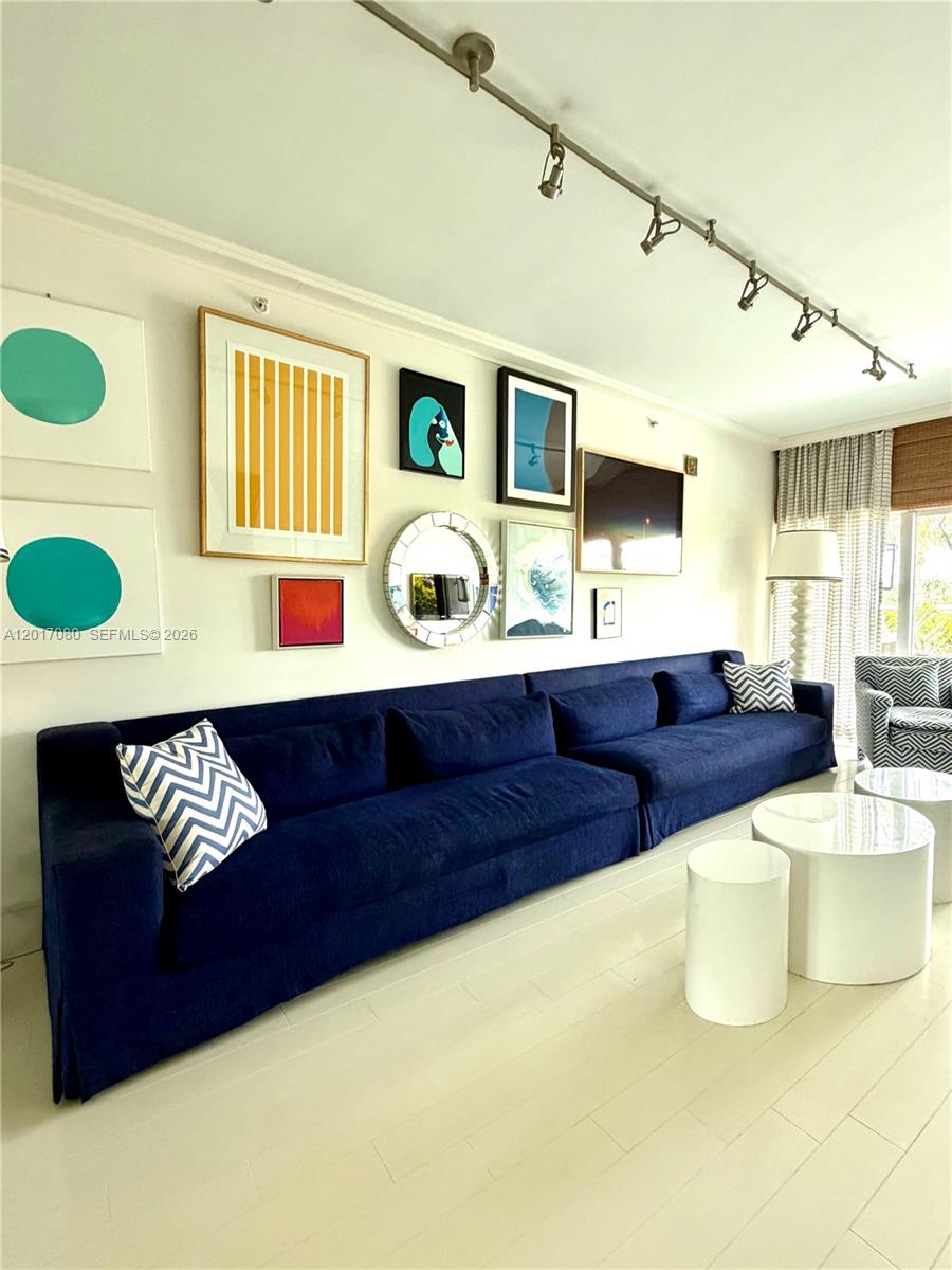 Unique boutique building located within walking distance to the beach, fine dining, supermarkets  and everything that blooming North Beach has to offer. This jewel-box residence has been featured in House Beautiful, and opportunities to own a unit like this are rarely available.
This spacious 2-bedroom, 2-bath residence features a separate office and an expansive private terrace overlooking Biscayne Bay.
Residents enjoy exclusive amenities including a waterfront fitness center, sauna with bay views, secured parking, front-door concierge service, and boat slips upon availability.
This exceptional unit will not last!