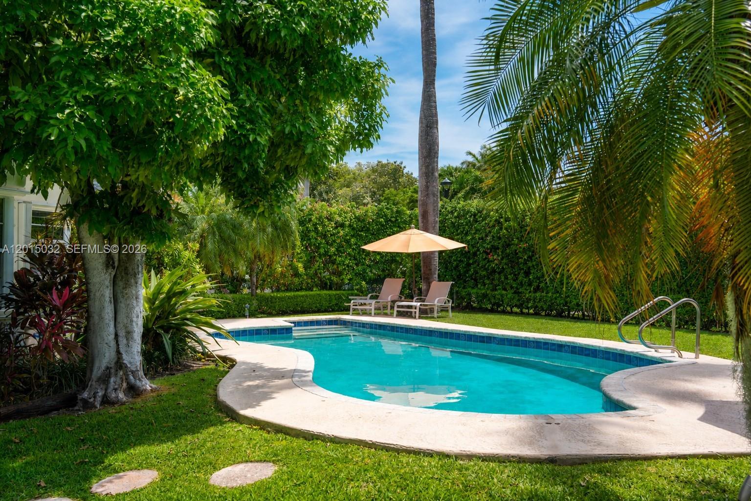 Located on prestigious South Hibiscus Drive, this exceptional corner-lot residence is one of Hibiscus Island’s most desirable non-waterfront opportunities. This meticulously maintained, move-in ready trophy home offers timeless elegance and charm, along with additional easement yard space that creates one of the most impressive non-waterfront lots across Palm and Hibiscus Islands. Surrounded by some of the most valuable real estate in all of Miami, the property offers a rare combination of privacy, scale, and location.

Designed for effortless living and entertaining, the home features five bedrooms, open-concept living spaces, and a flexible media room/office that can also serve as the fifth bedroom. The oversized pool is complemented by a remarkably private backyard with significant green space, lush landscaping, and fruit trees, creating a serene tropical setting rarely found on the islands.

A rare opportunity to secure a turnkey trophy residence at exceptional value within one of Miami Beach’s most prestigious gated communities.